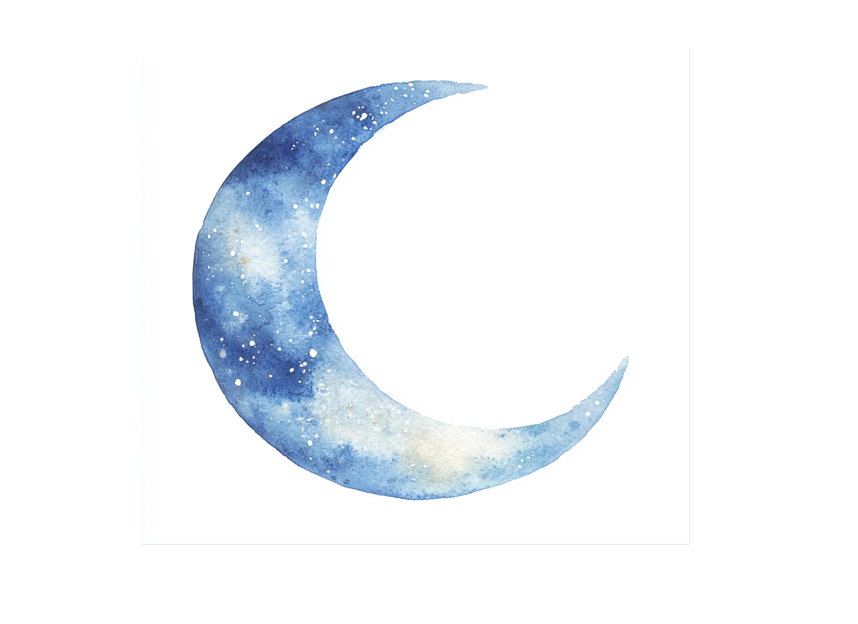 Crescent Moon Clipart Bundle