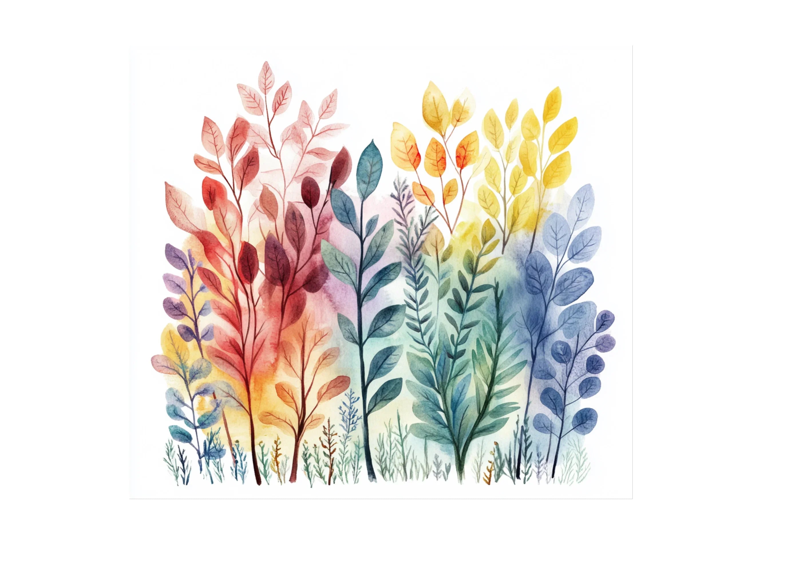 Vibrant Botanical Clipart Bundle