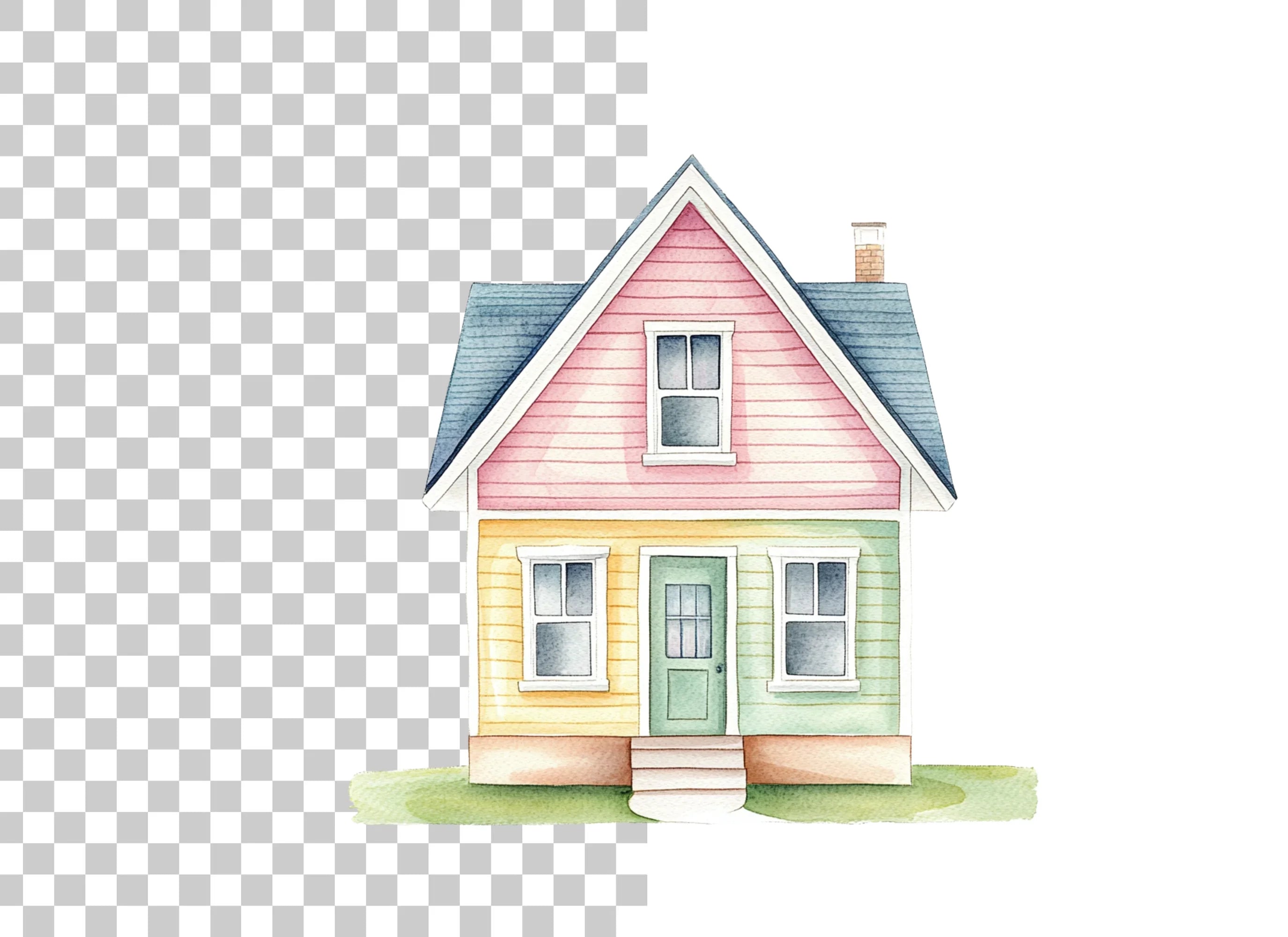 Charming Houses Clipart Bundle