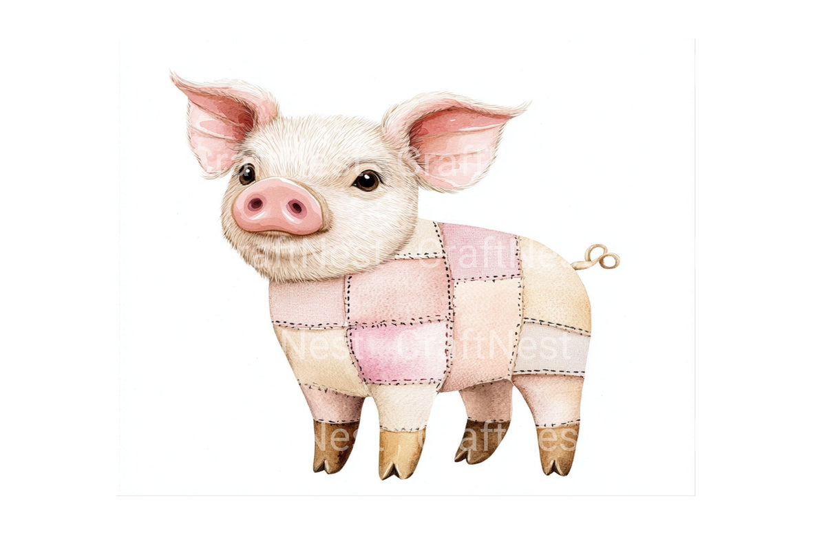 Patchwork Piglet Designs Clipart Bundle