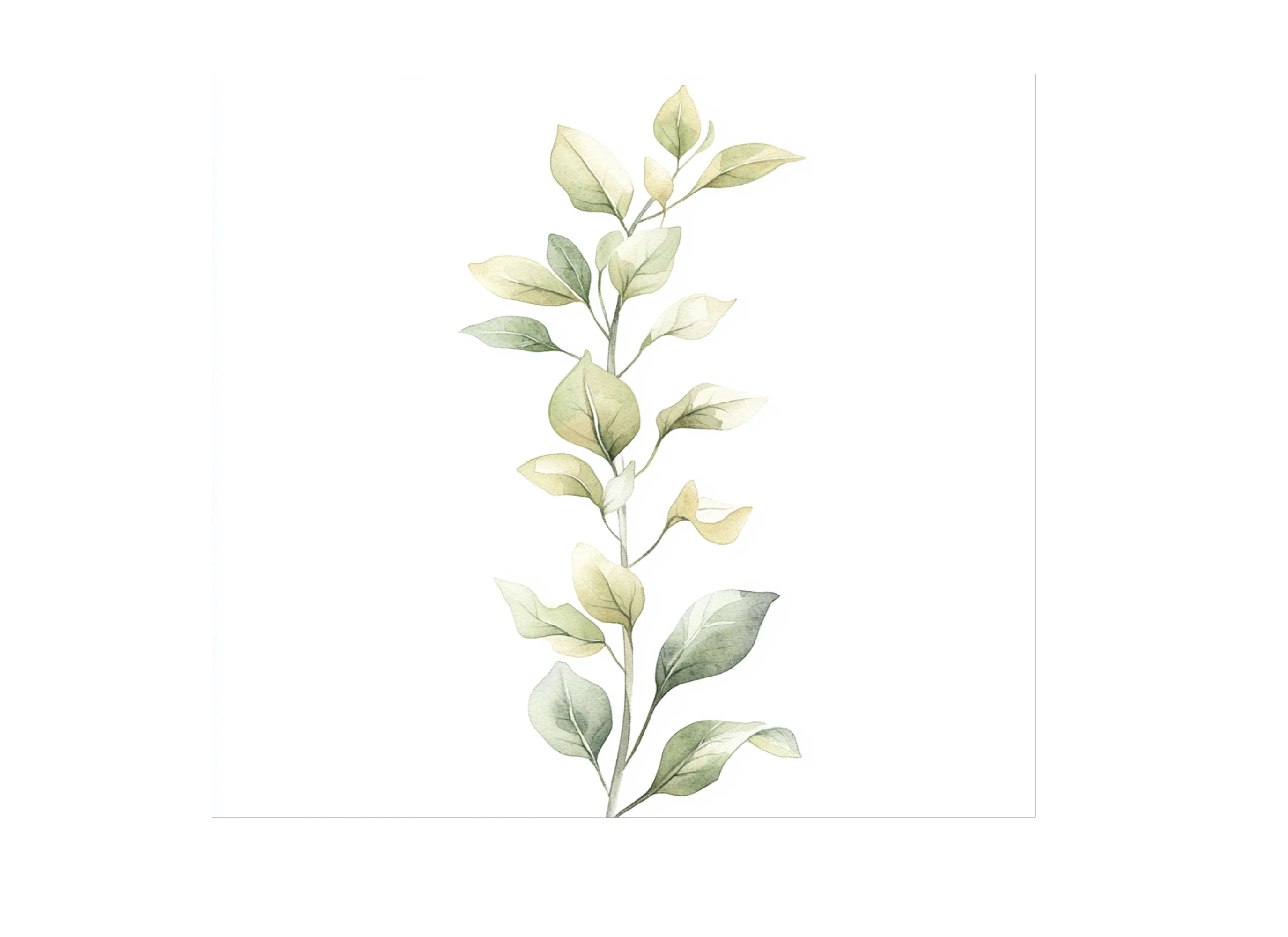 Green Leafy Vine Clipart Bundle