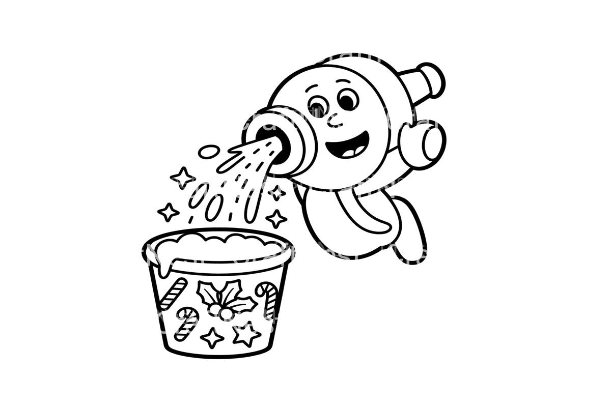 Water Gun Fun Coloring Books