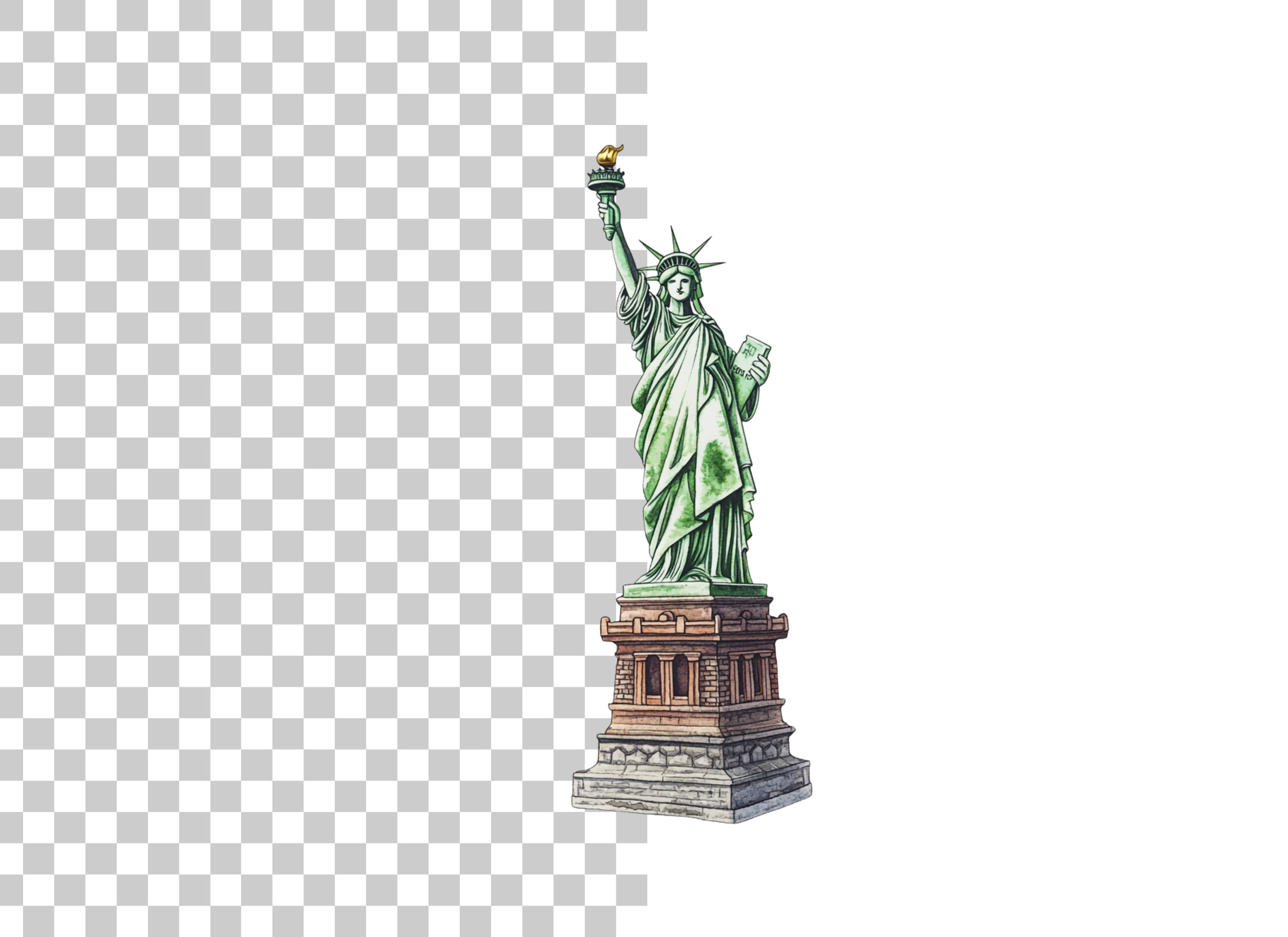 Statue of Liberty Clipart Bundle