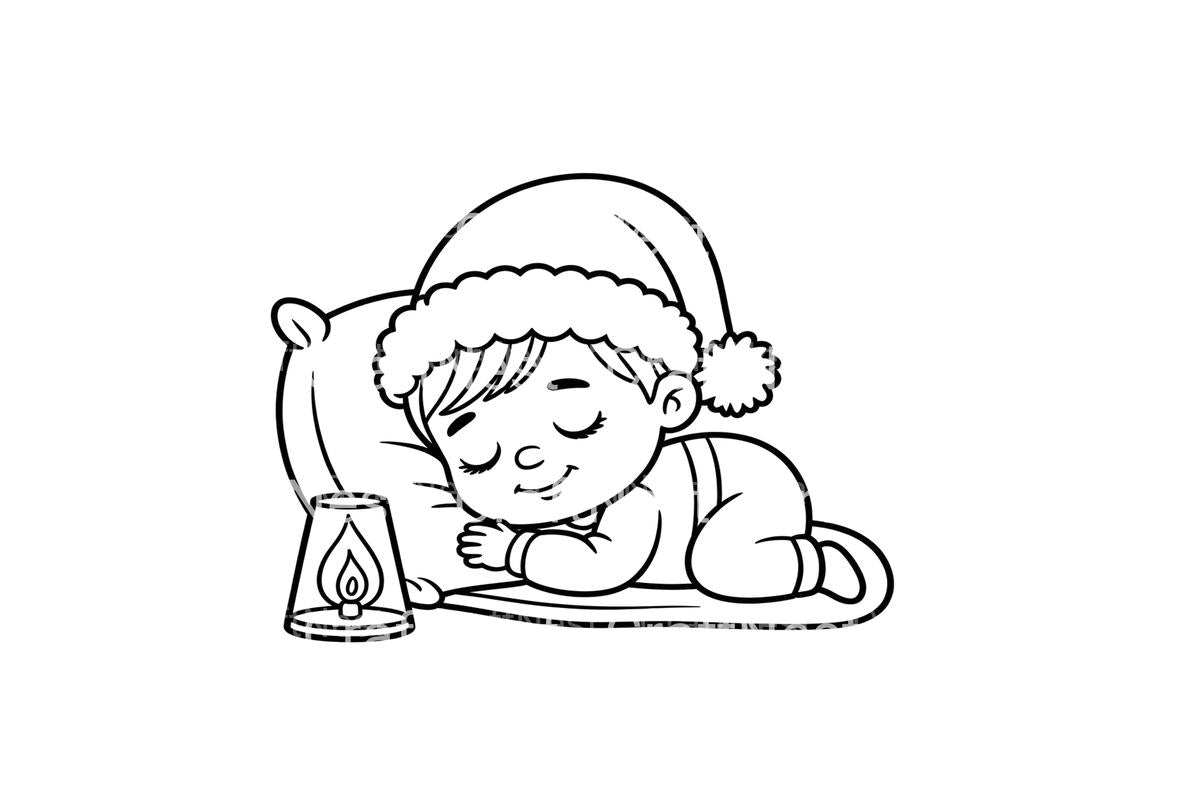 Christmas Eve Kids Coloring Books