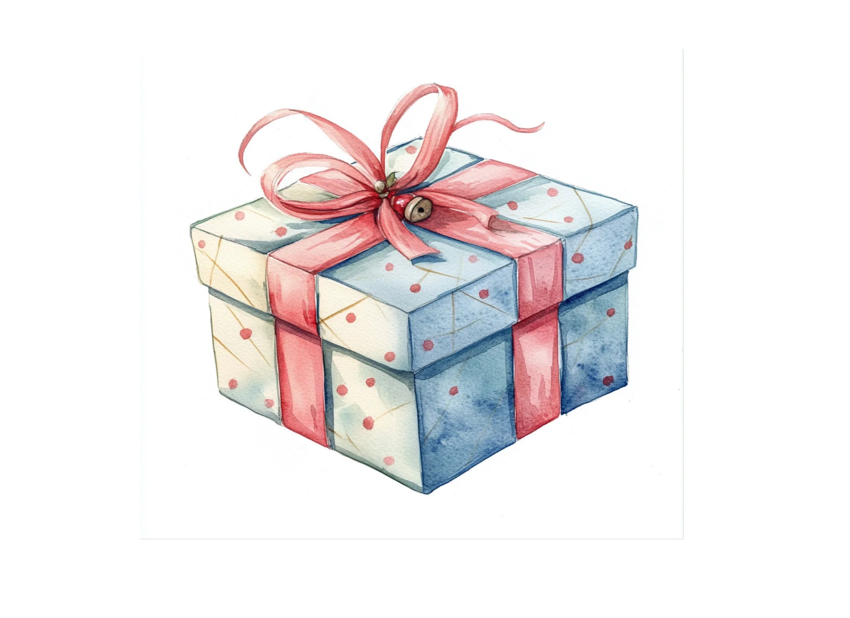 Assorted Christmas Gift Boxes Clipart Bundle