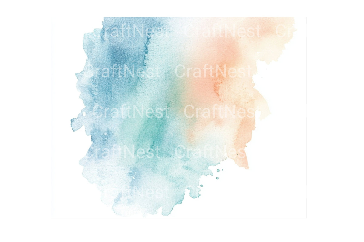 Pastel Splashes Clipart Bundle