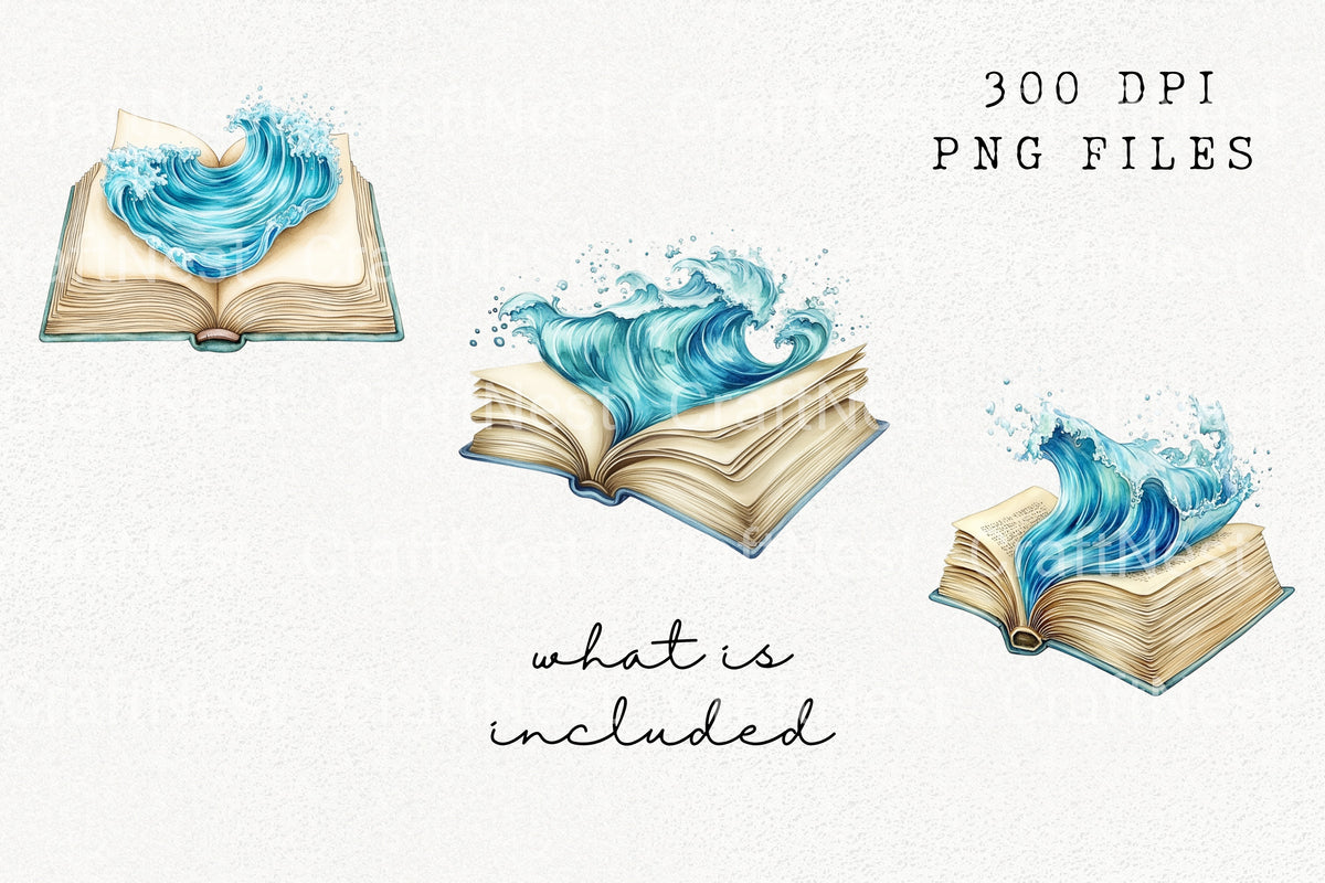 Ocean Wave Magic Clipart Planner