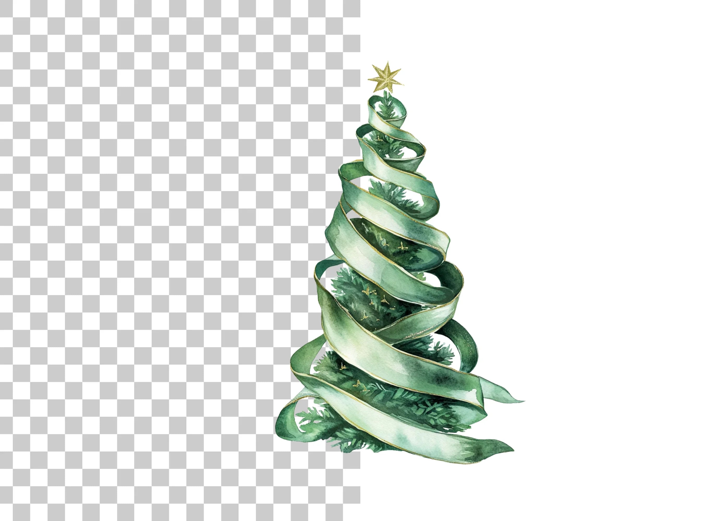 Christmas Tree Clipart Bundle
