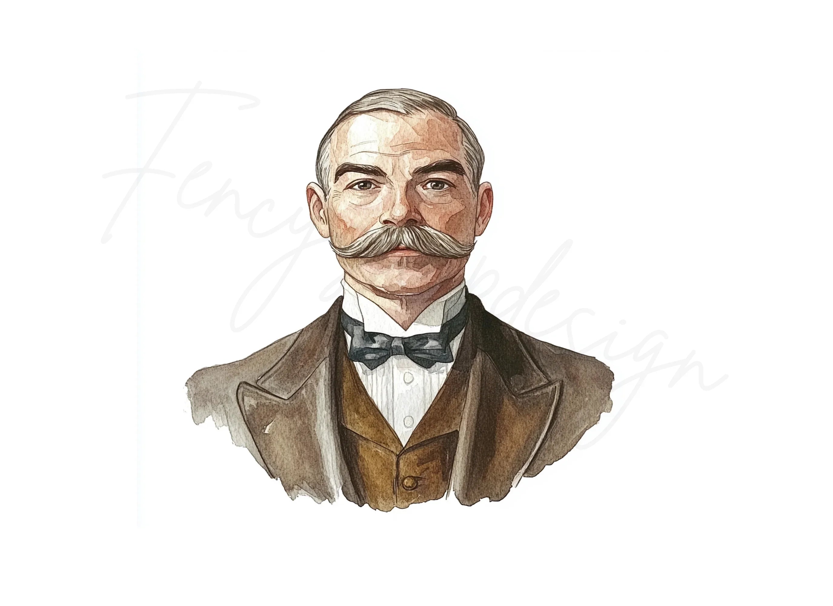 Vintage Gentlemen Clipart Bundle