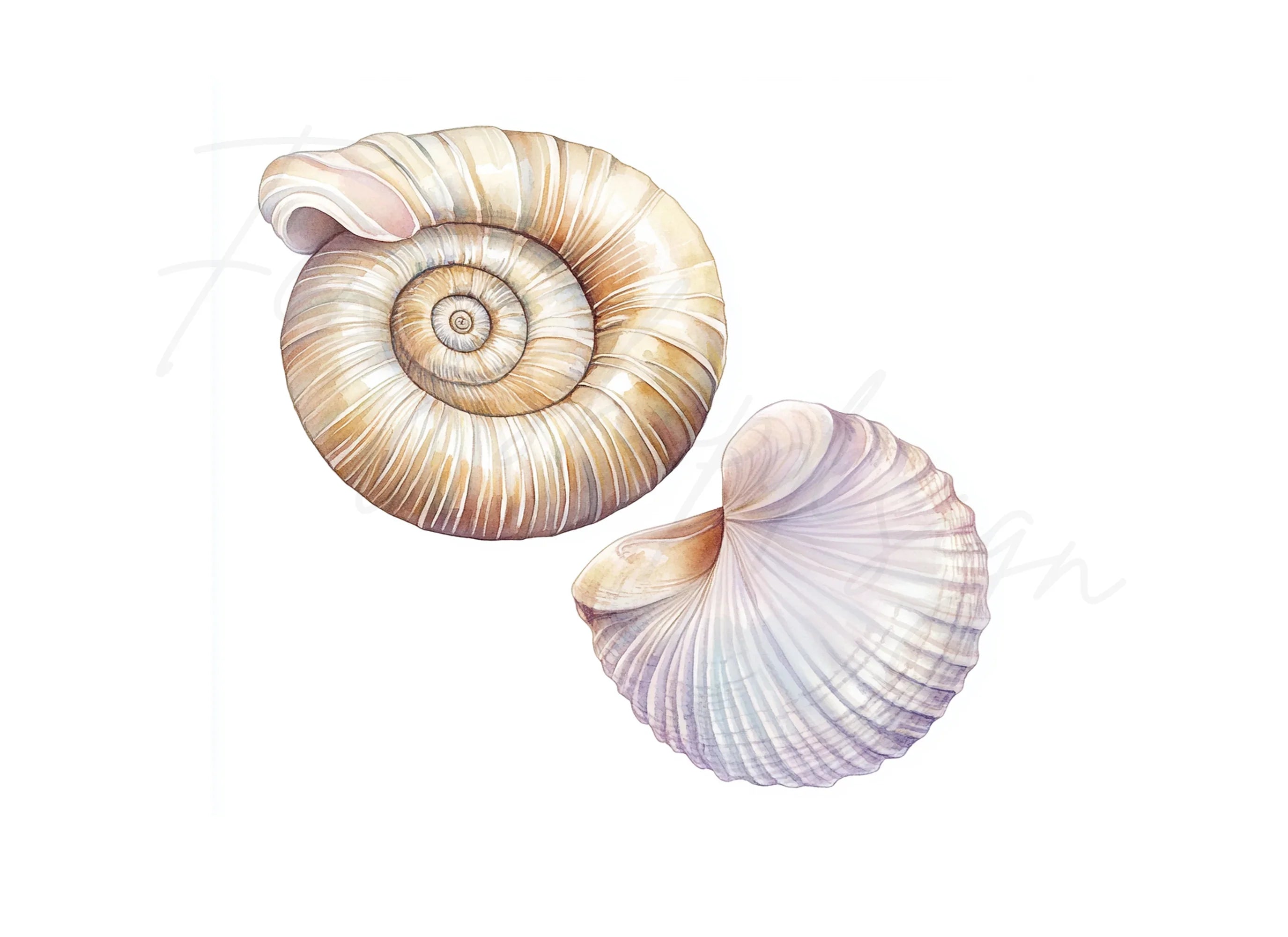 Seashells Clipart Bundle
