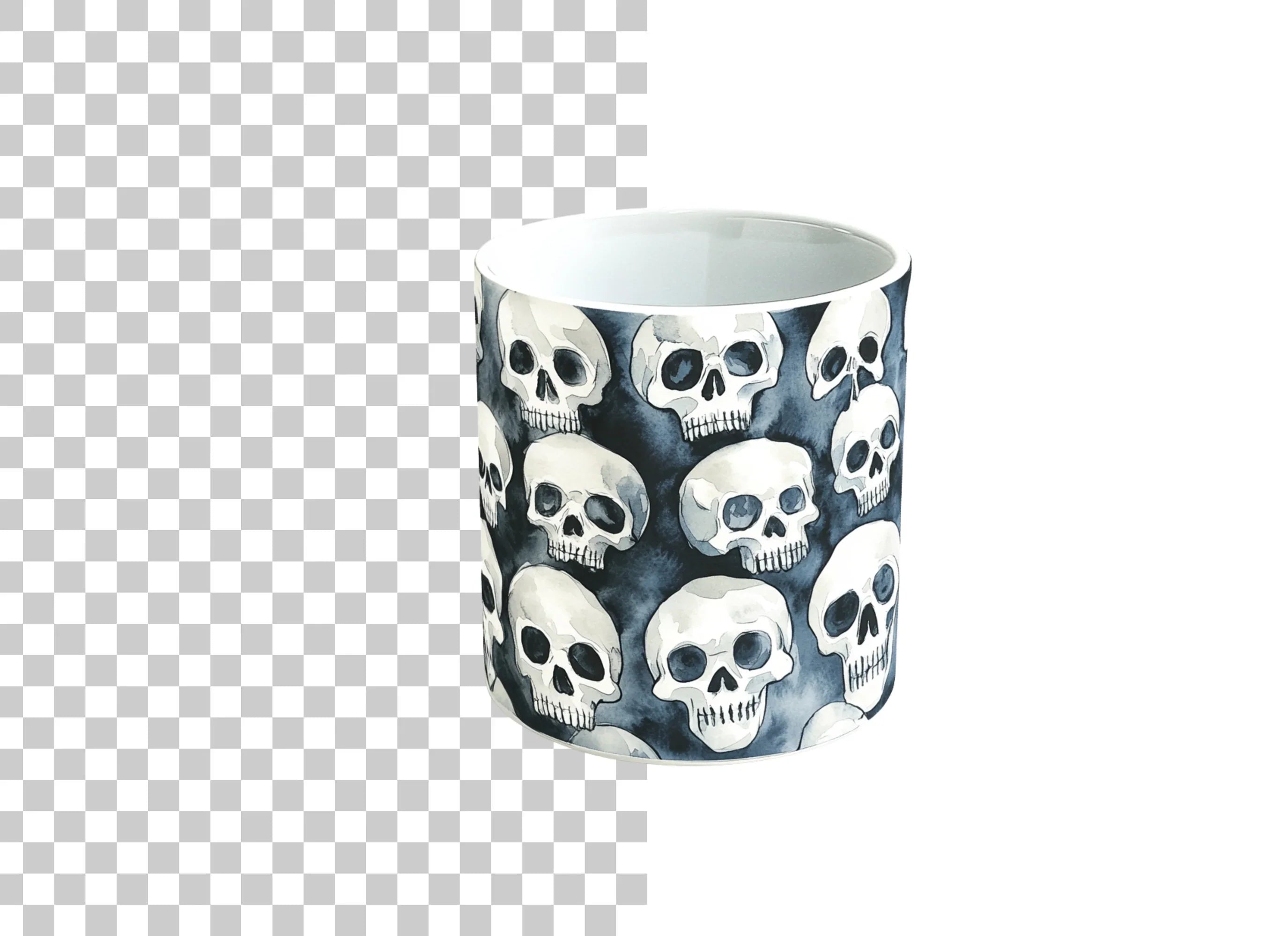 Skull Pattern Clipart Bundle