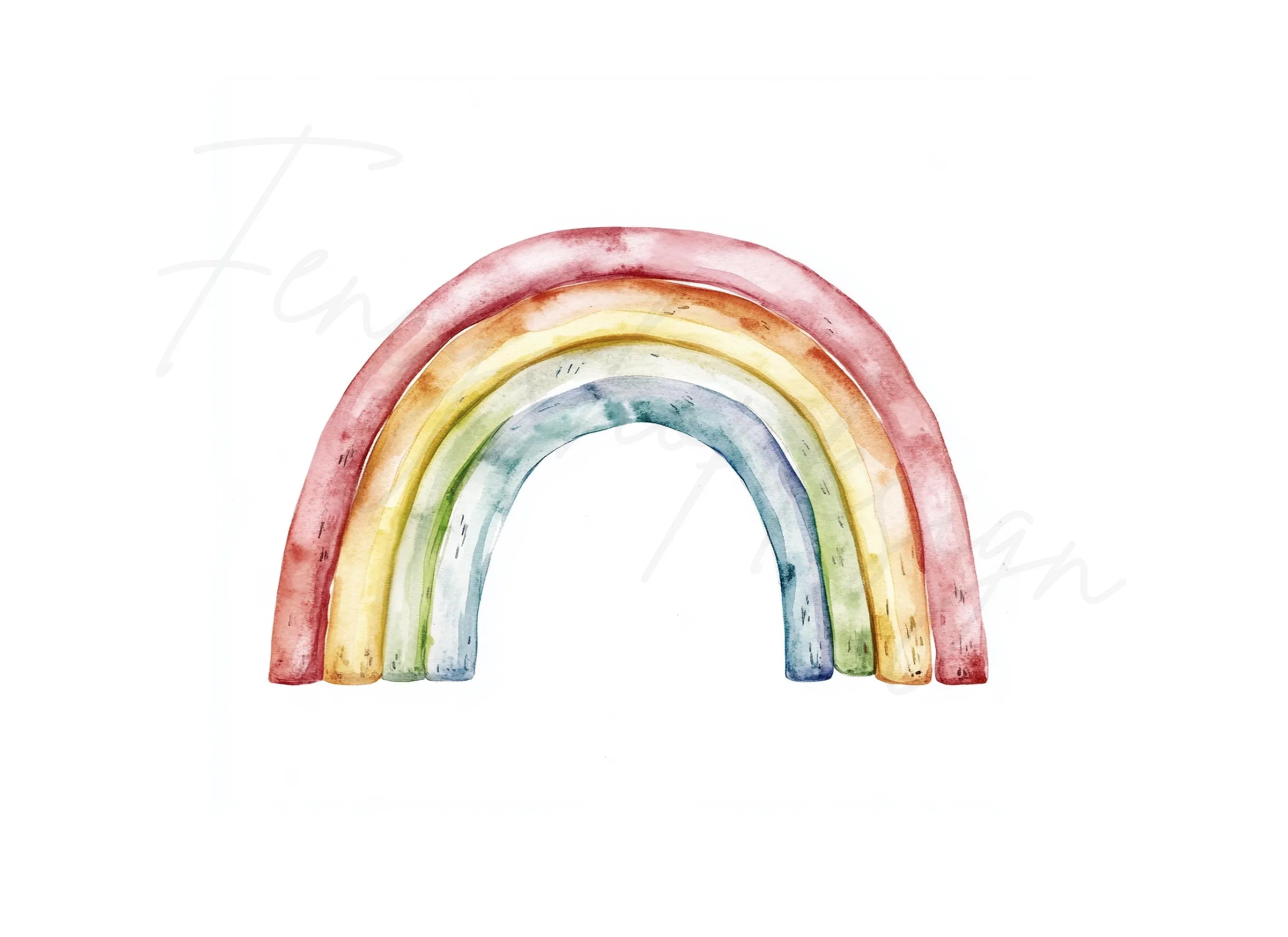 Boho Rainbow Clipart Bundle
