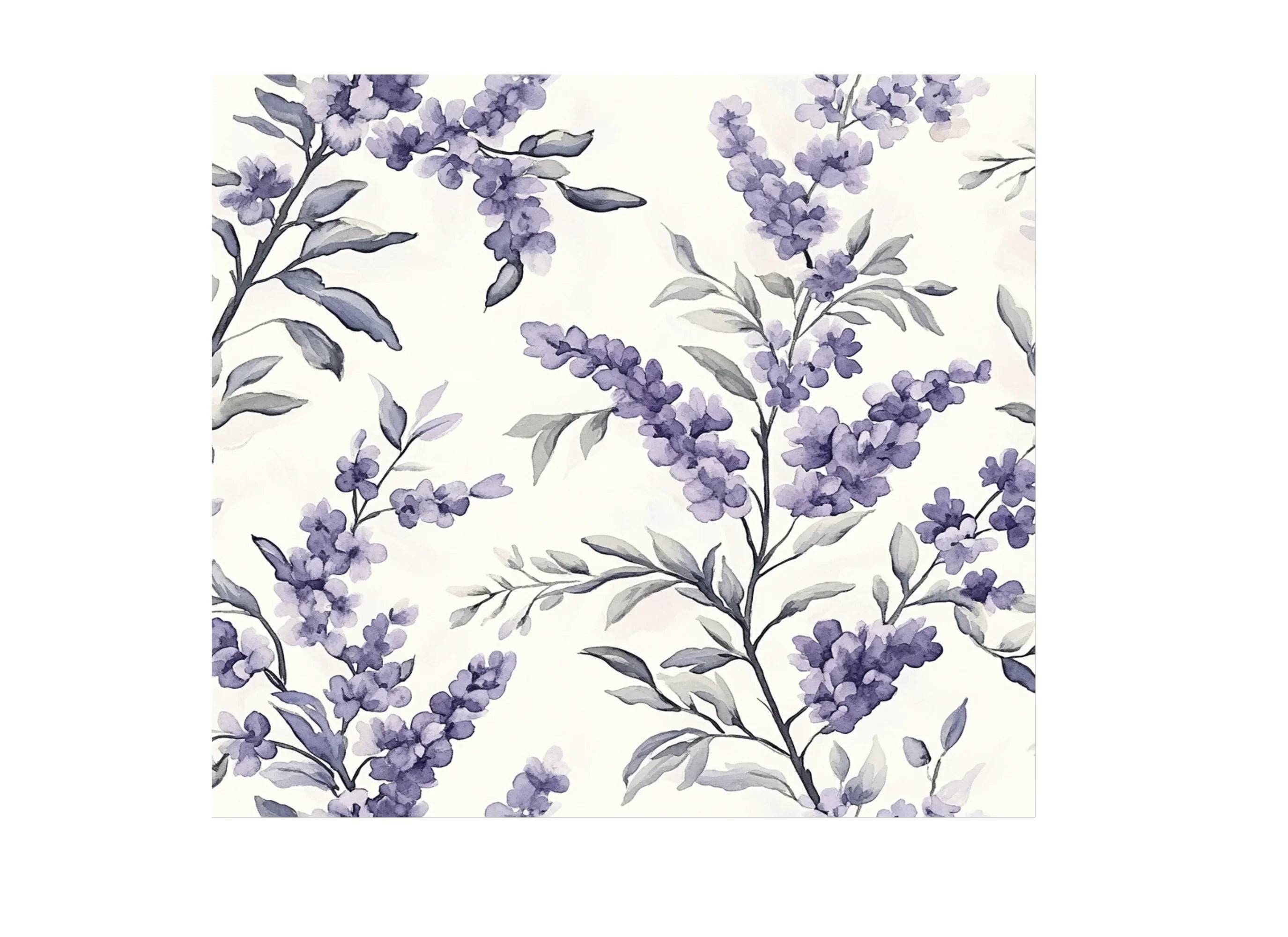 Elegant Purple Floral Clipart Bundle