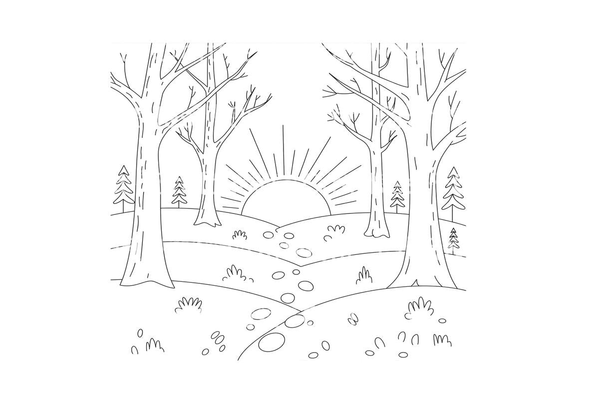 Enchanting Winter Scenes Planner Coloring Books