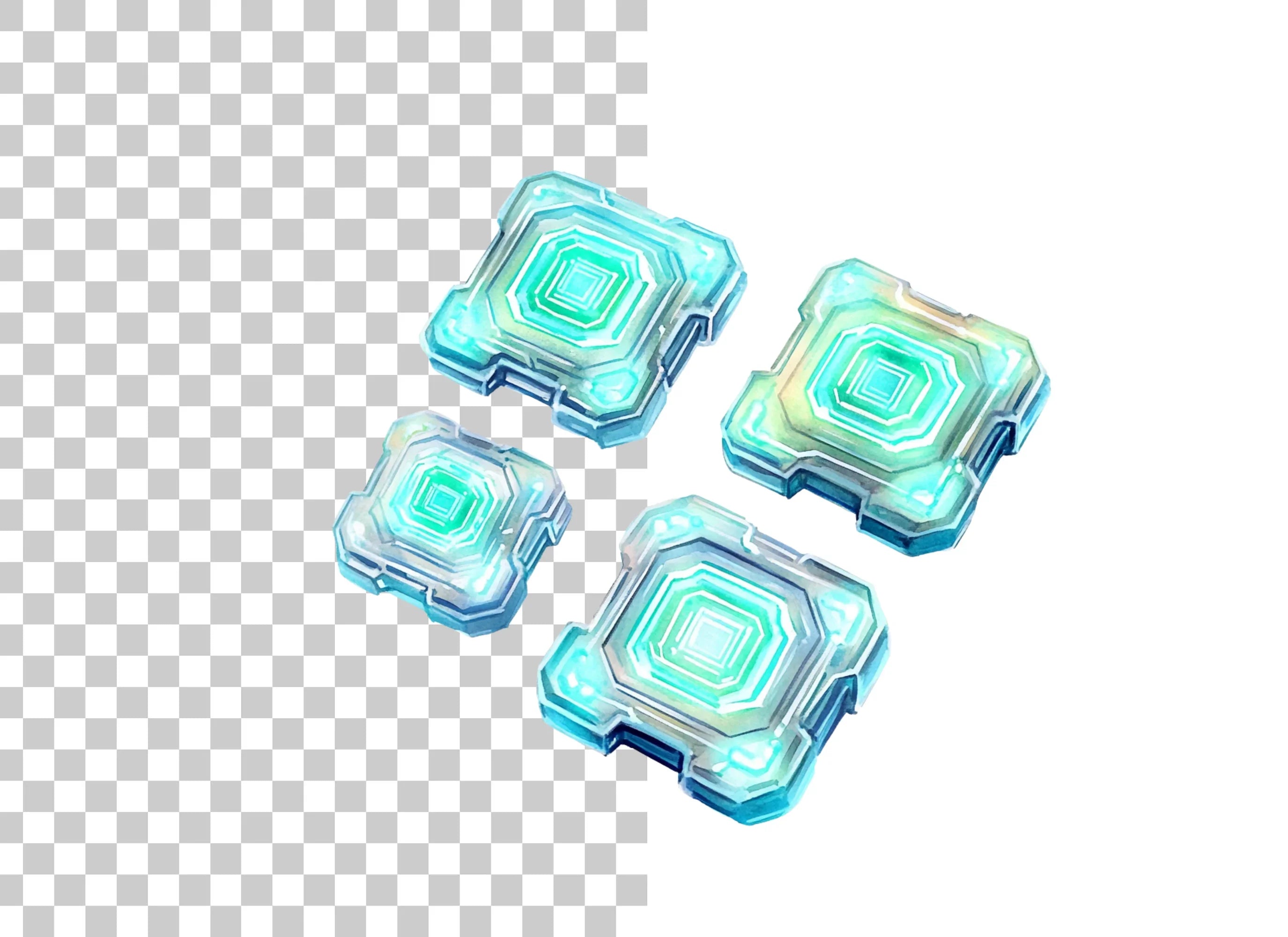 Luminous Tech Core Clipart Bundle