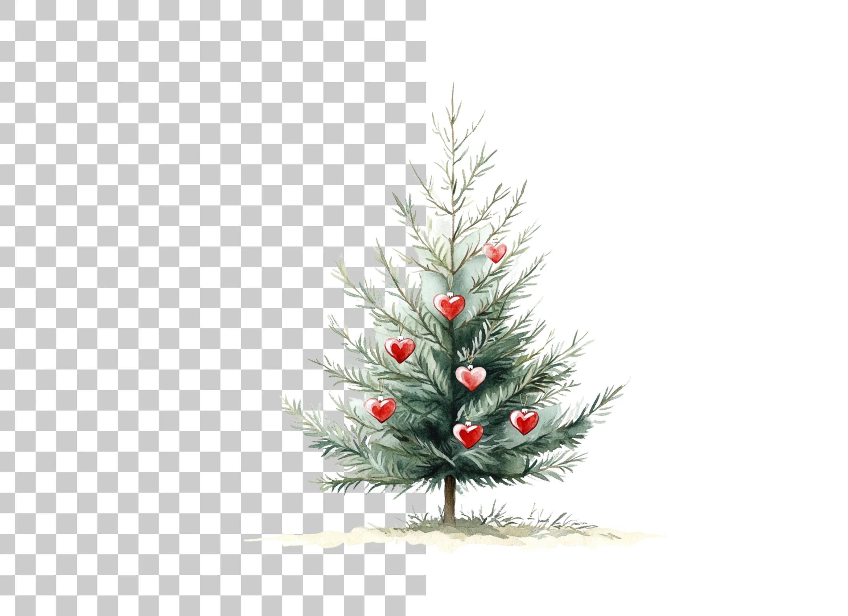 Christmas Tree Clipart Bundle