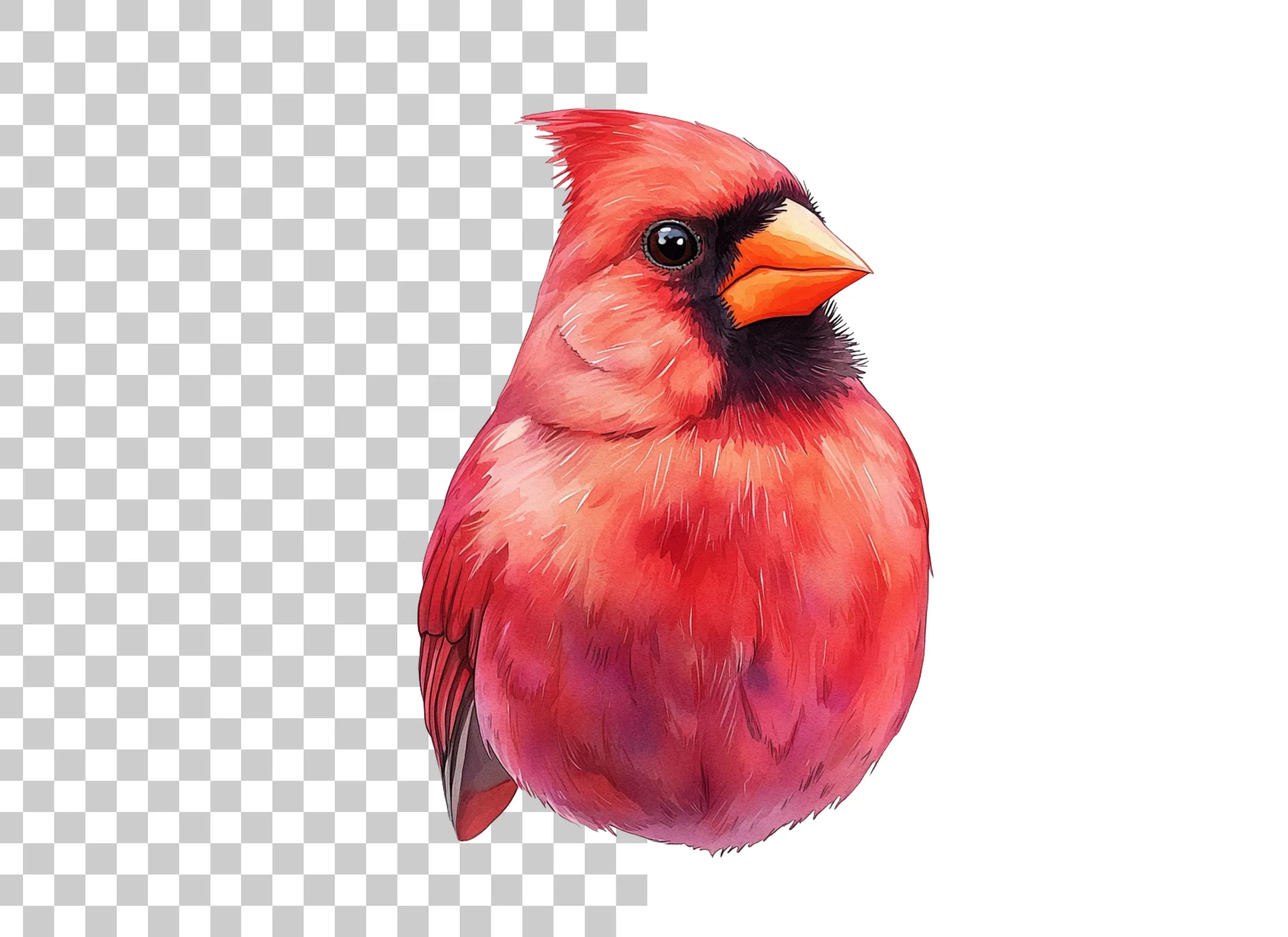 Vibrant Cardinal Clipart Bundle