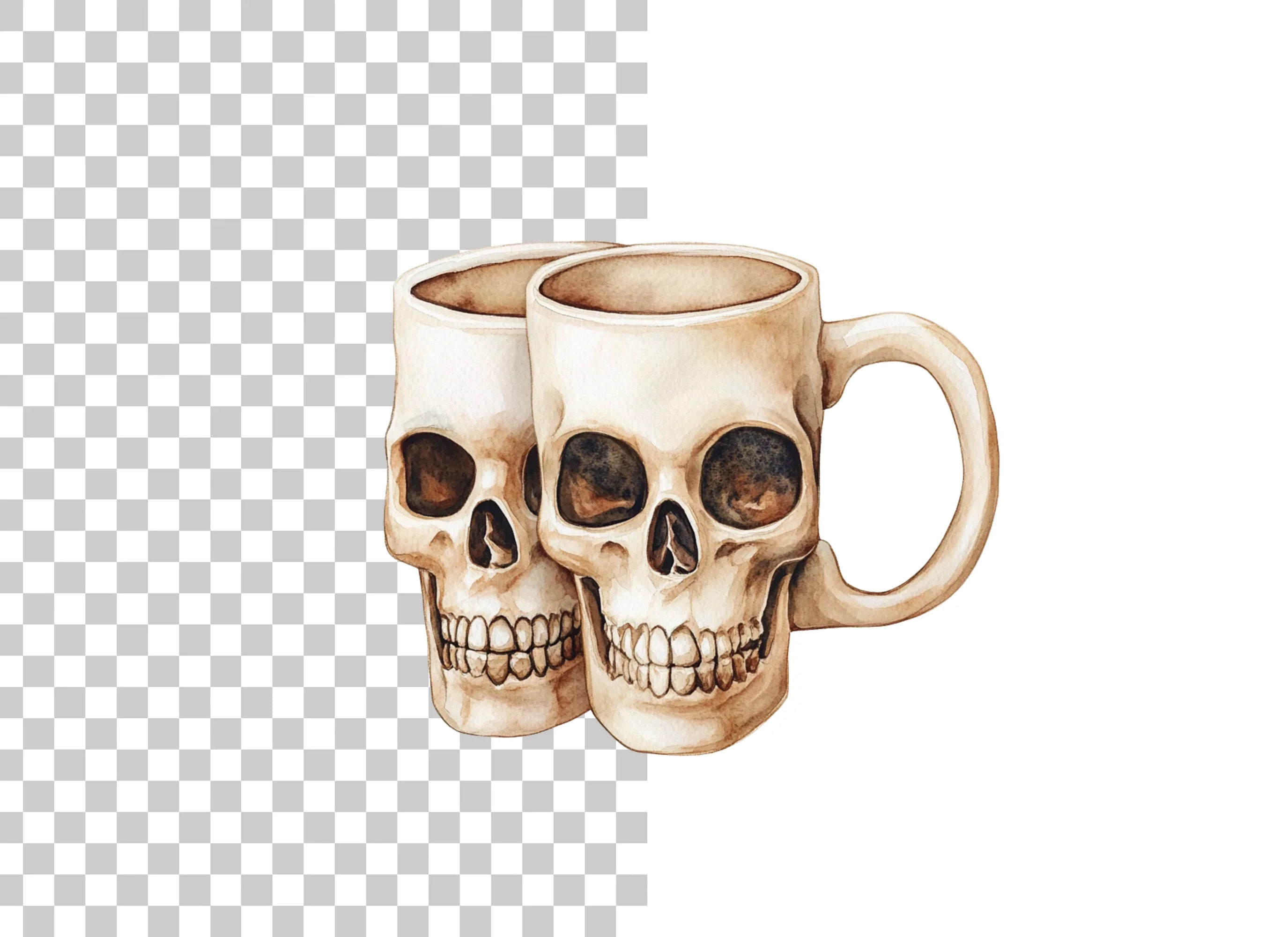 Skull Clipart Bundle