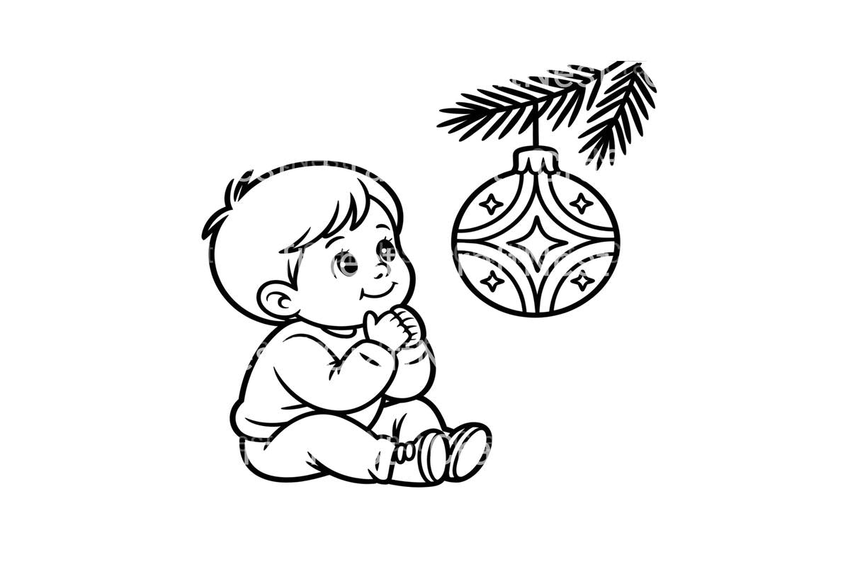Christmas BabiesFun Coloring Books