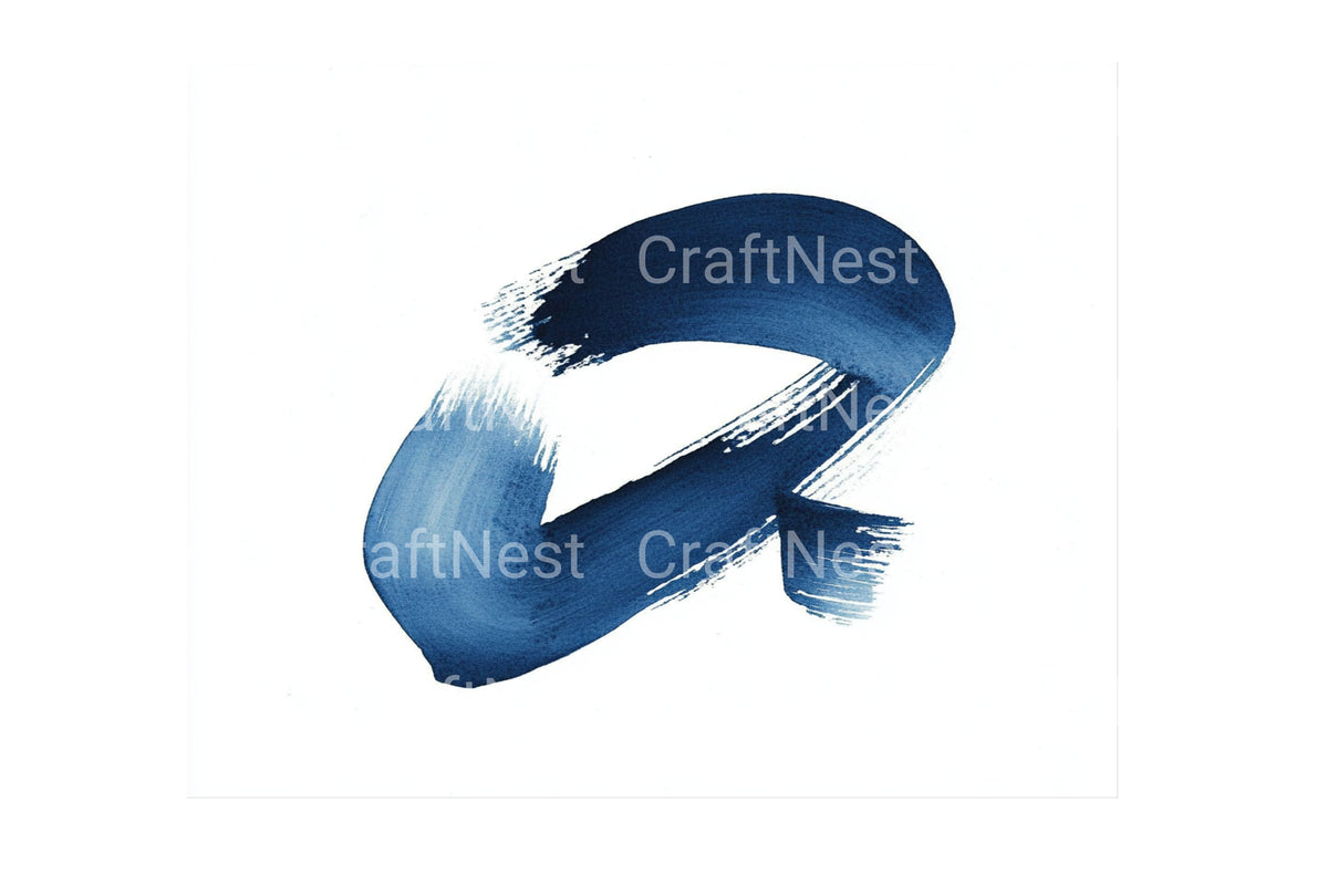 Abstract Brush Strokes Clipart Bundle