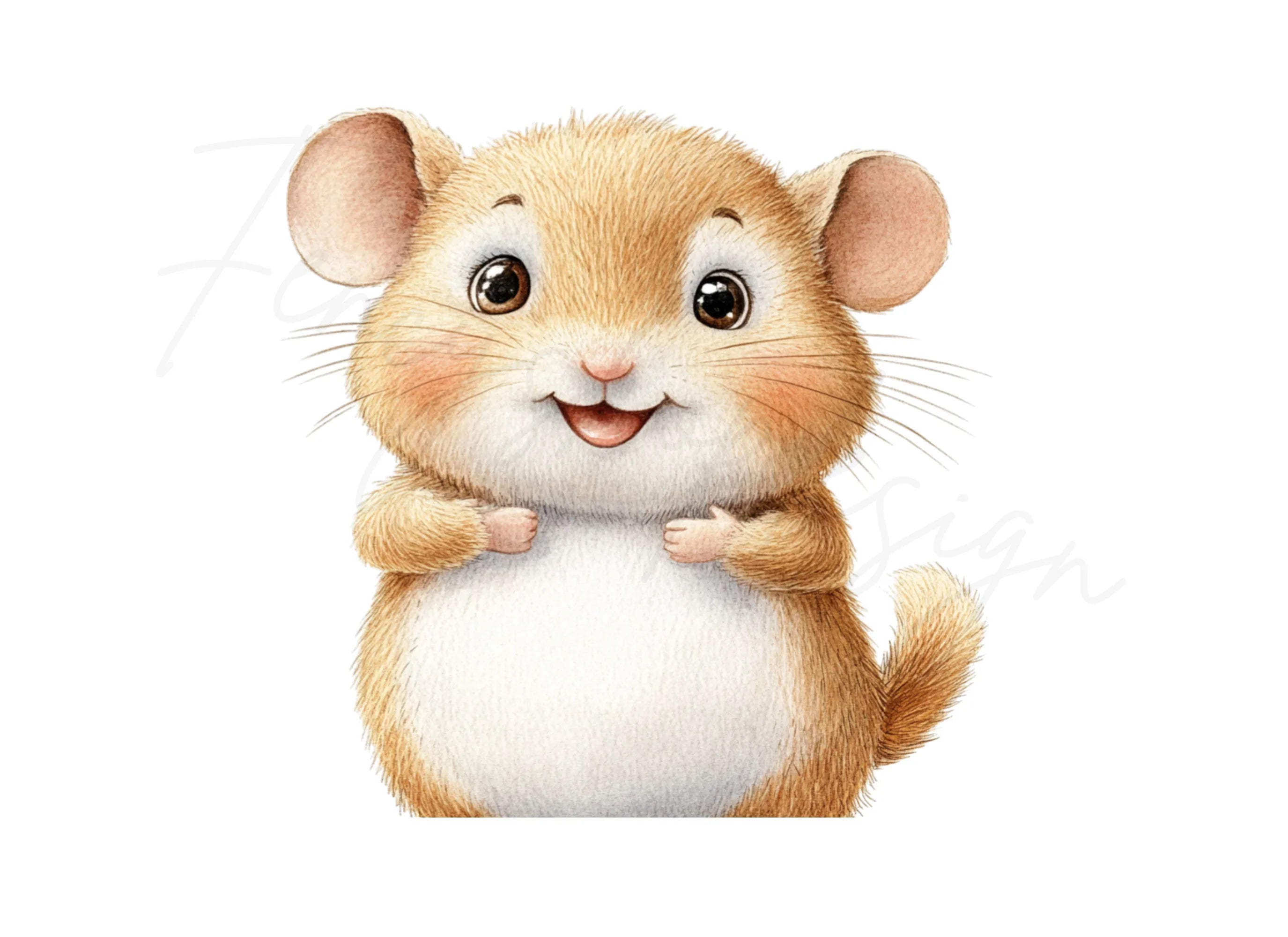 Charming Hamster Clipart Bundle