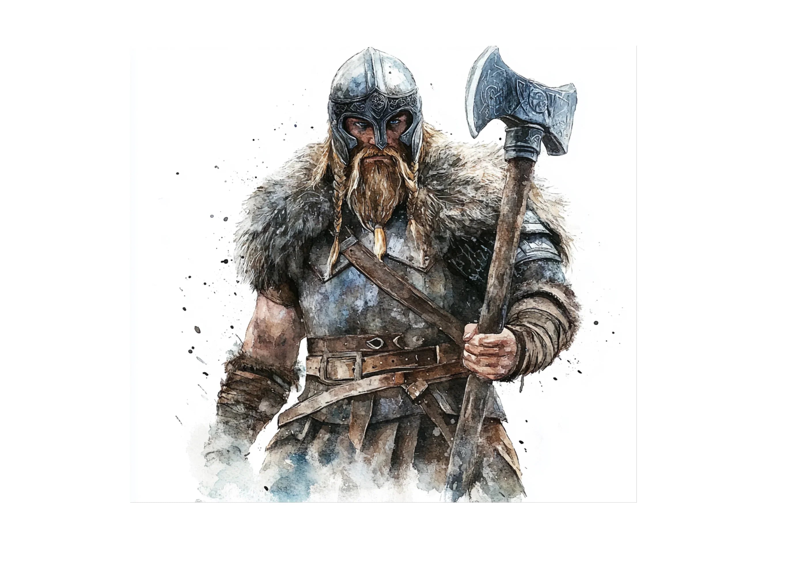 Viking Warriors Clipart Bundle