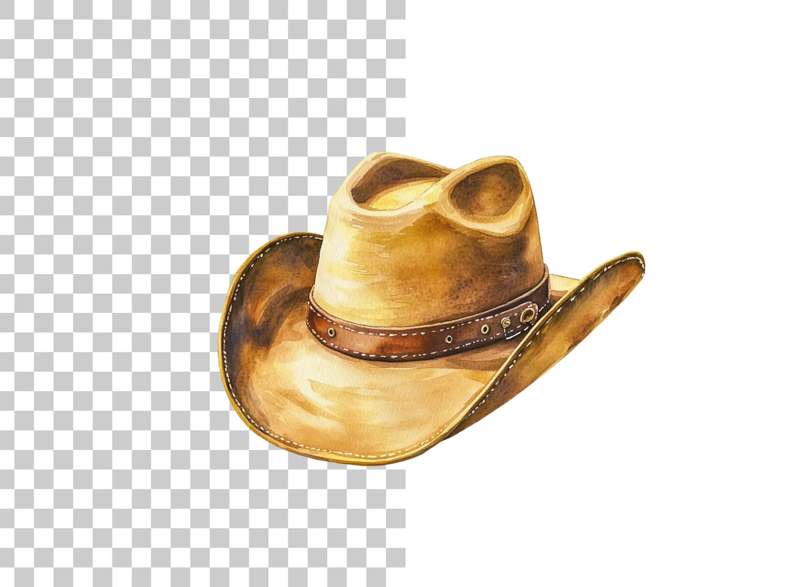 Cowboy Hat Clipart Bundle