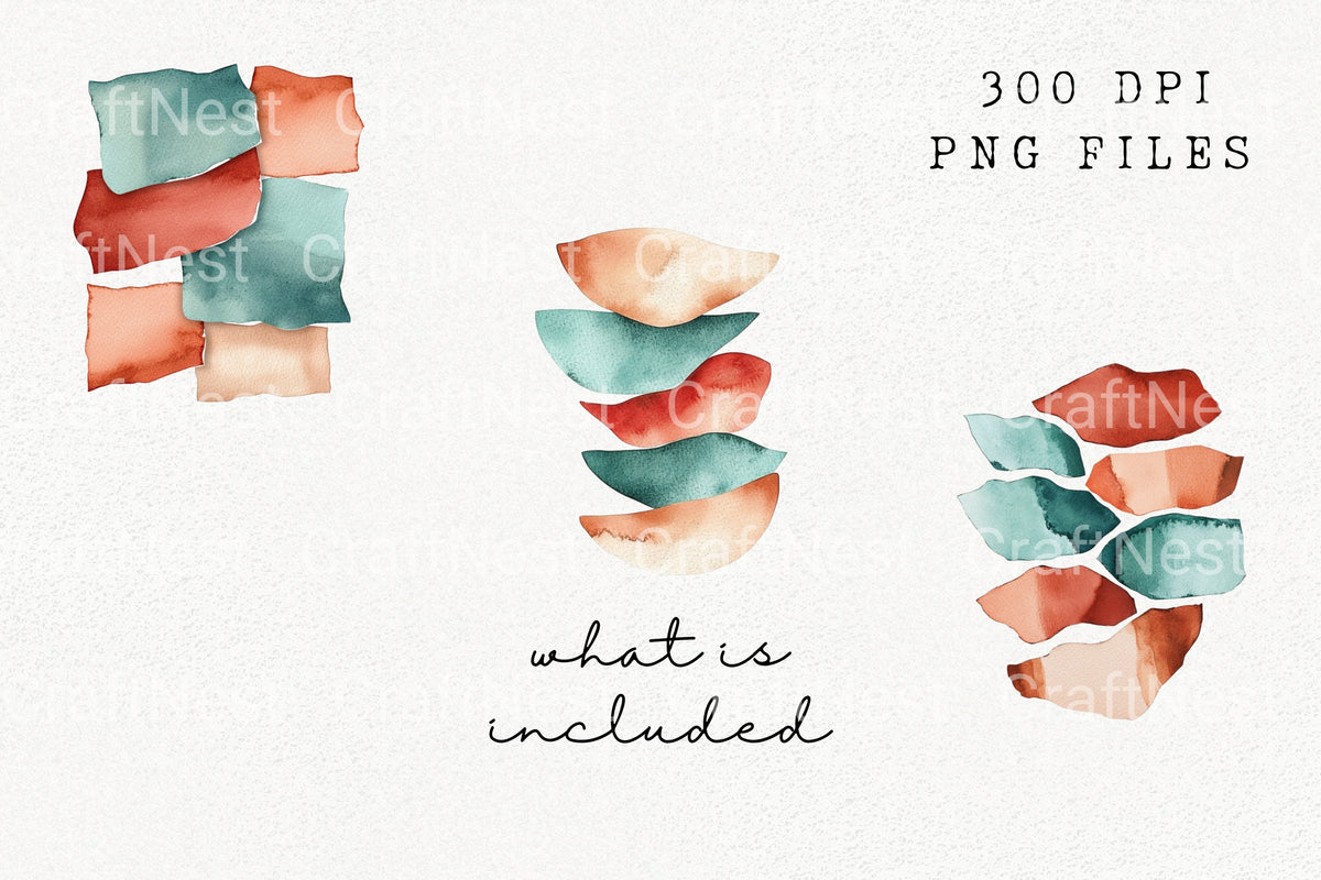 Abstract Shapes Clipart Bundle