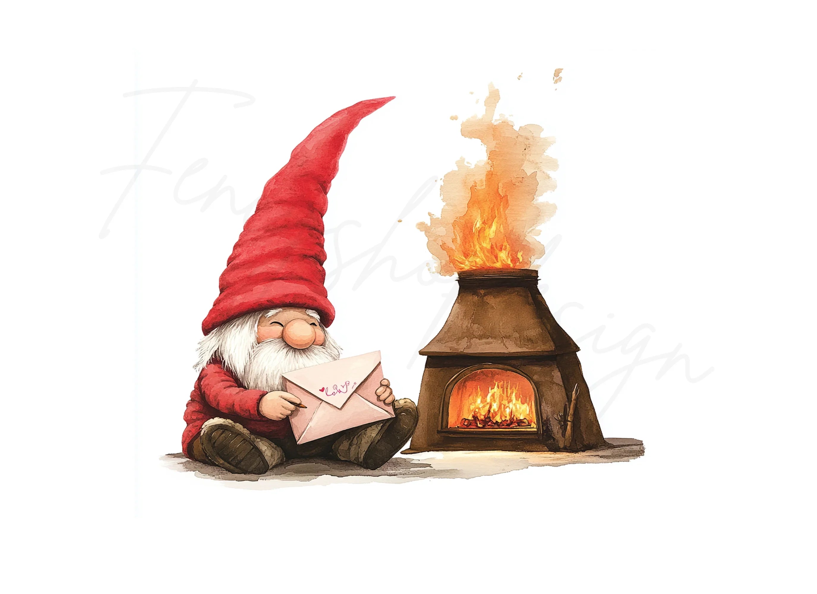 Christmas Gnomes Alphabet Clipart Bundle