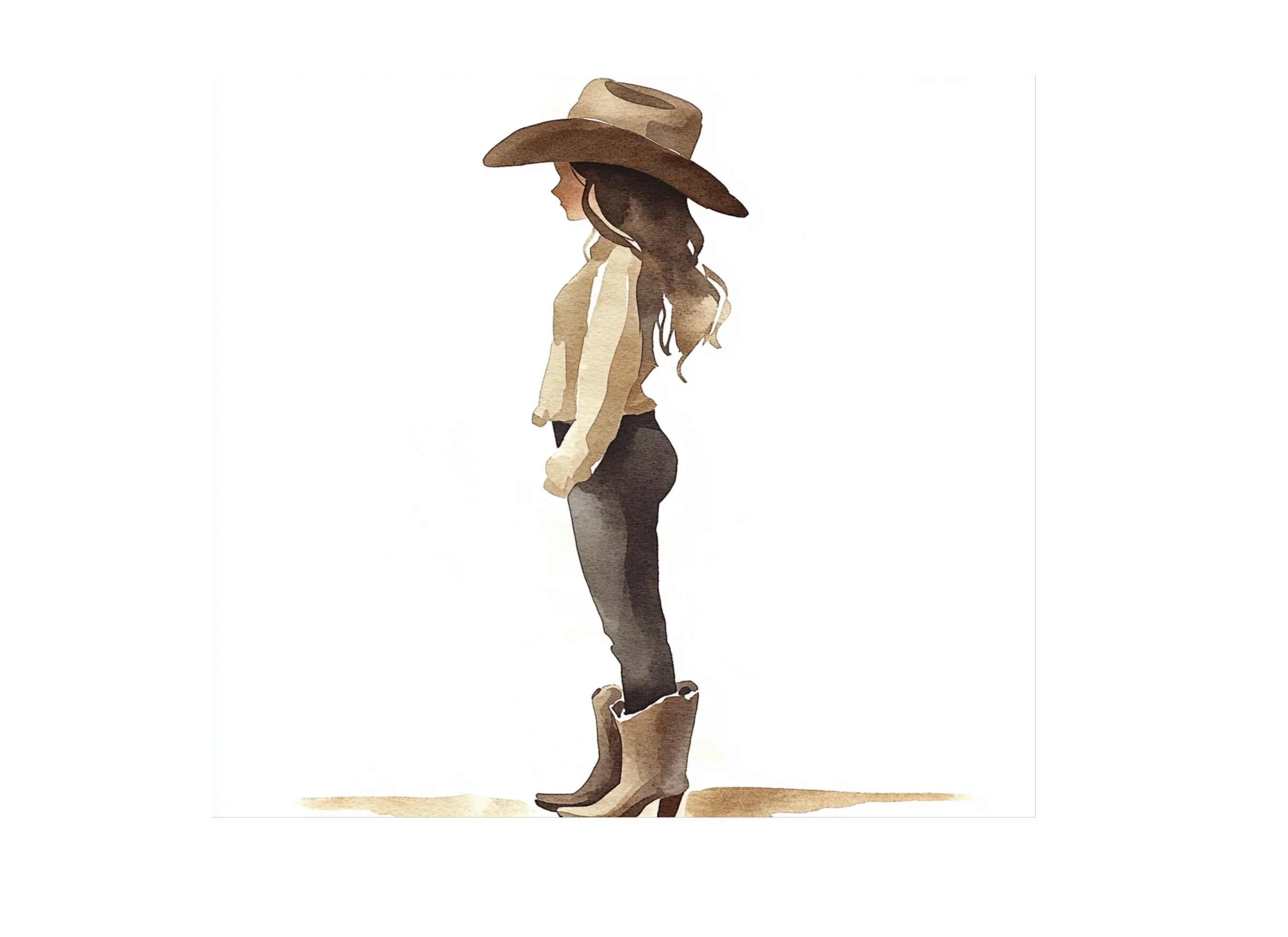 Cowgirl Clipart Bundle