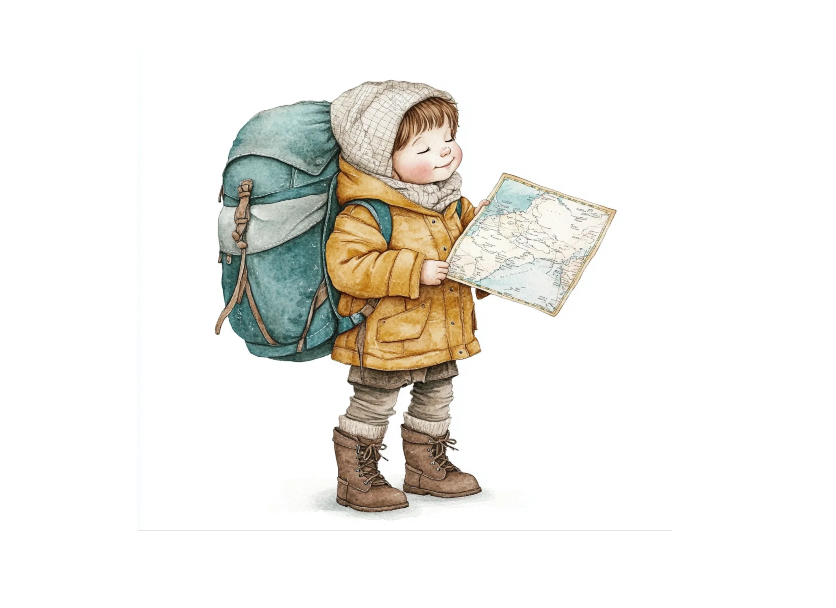 Little Adventurers Maps Clipart Bundle