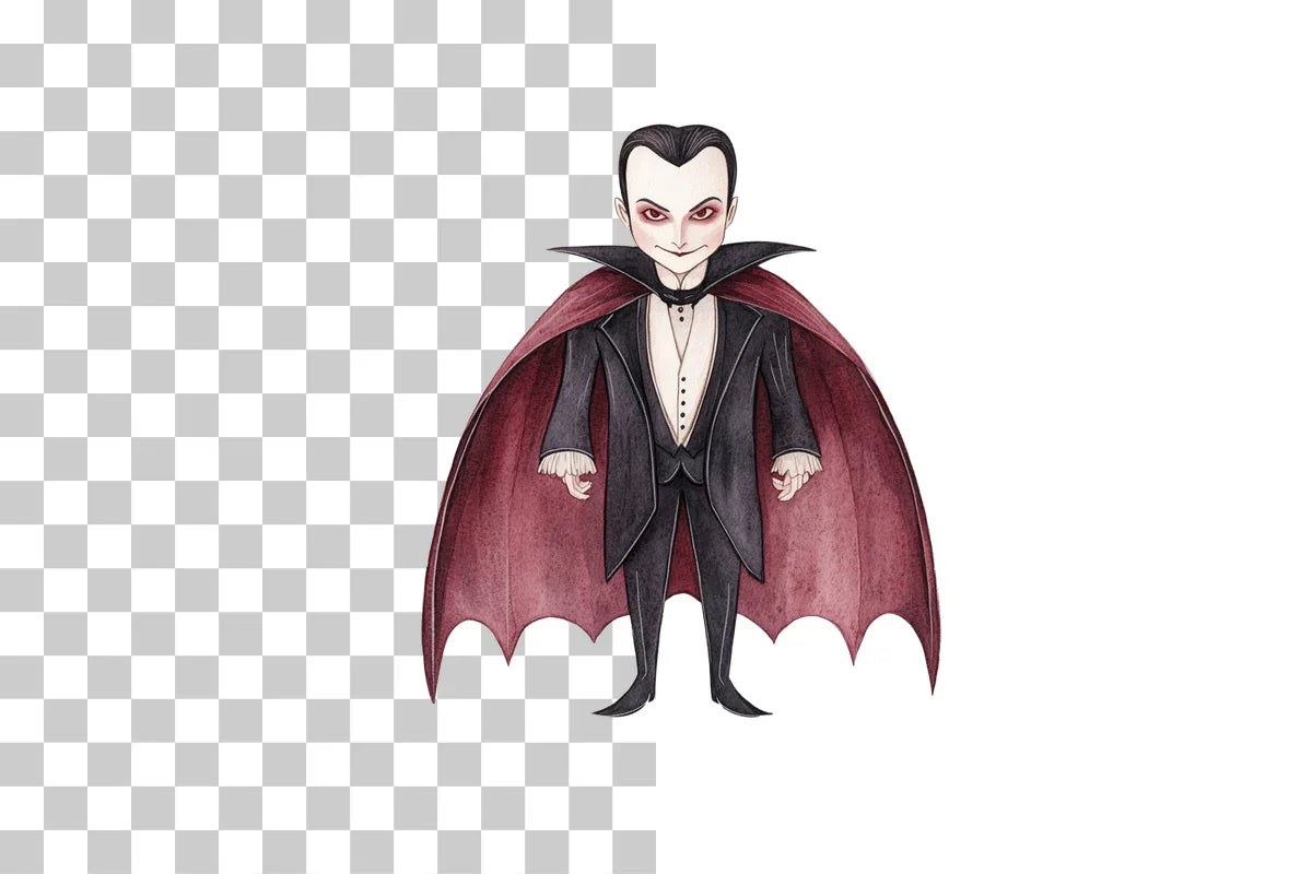 Vampire Dracula Character Clipart Bundle - CraftNest - Digital Crafting and Art