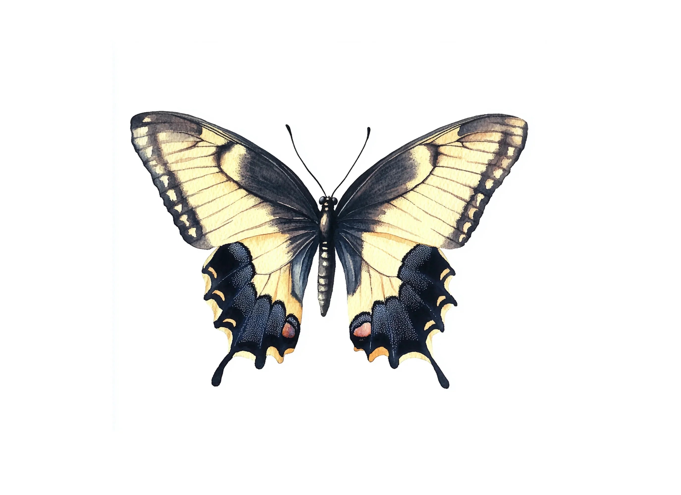 Elegant Swallowtail Butterfly Clipart Bundle