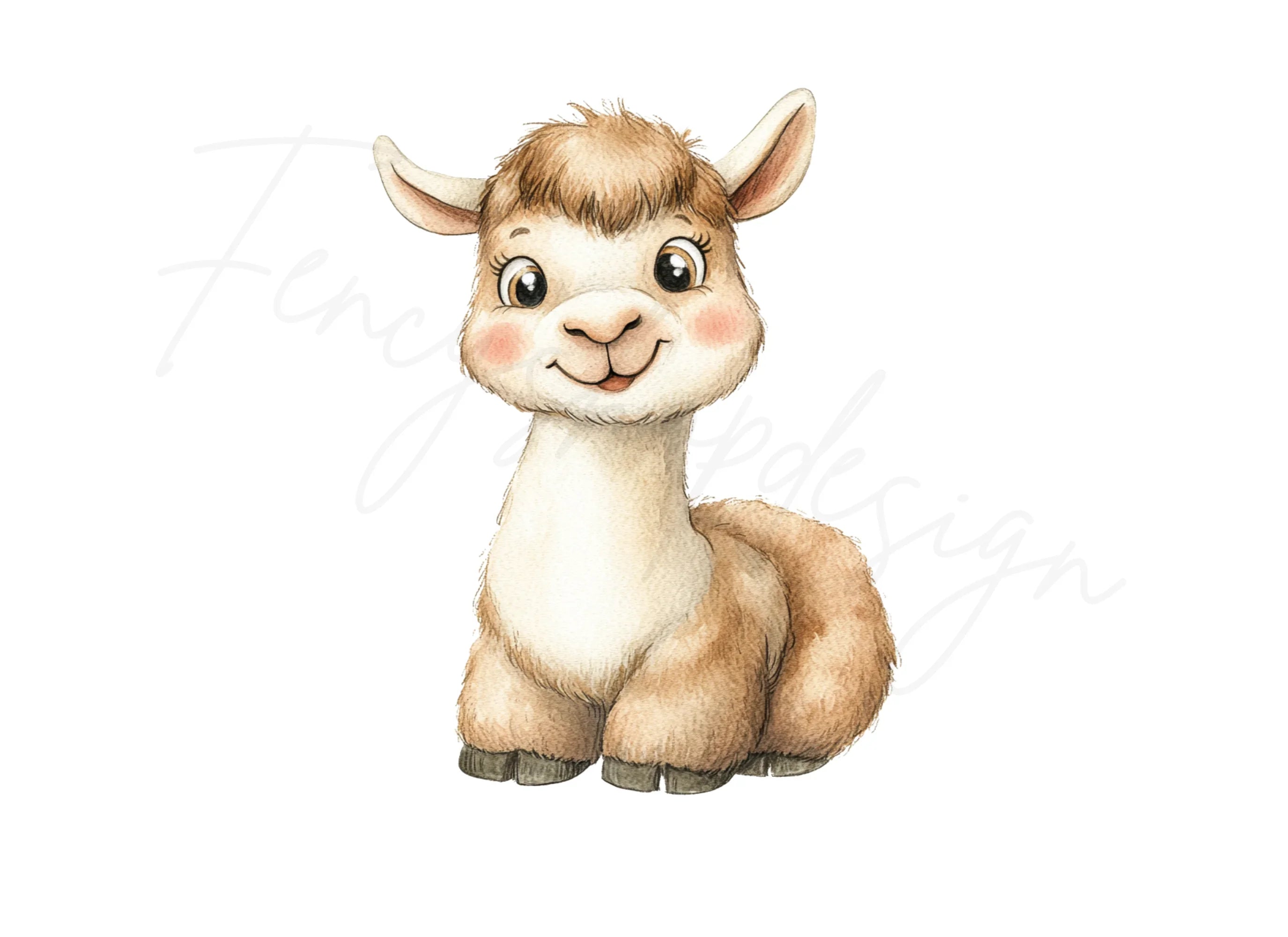 Cute Llama Clipart Bundle