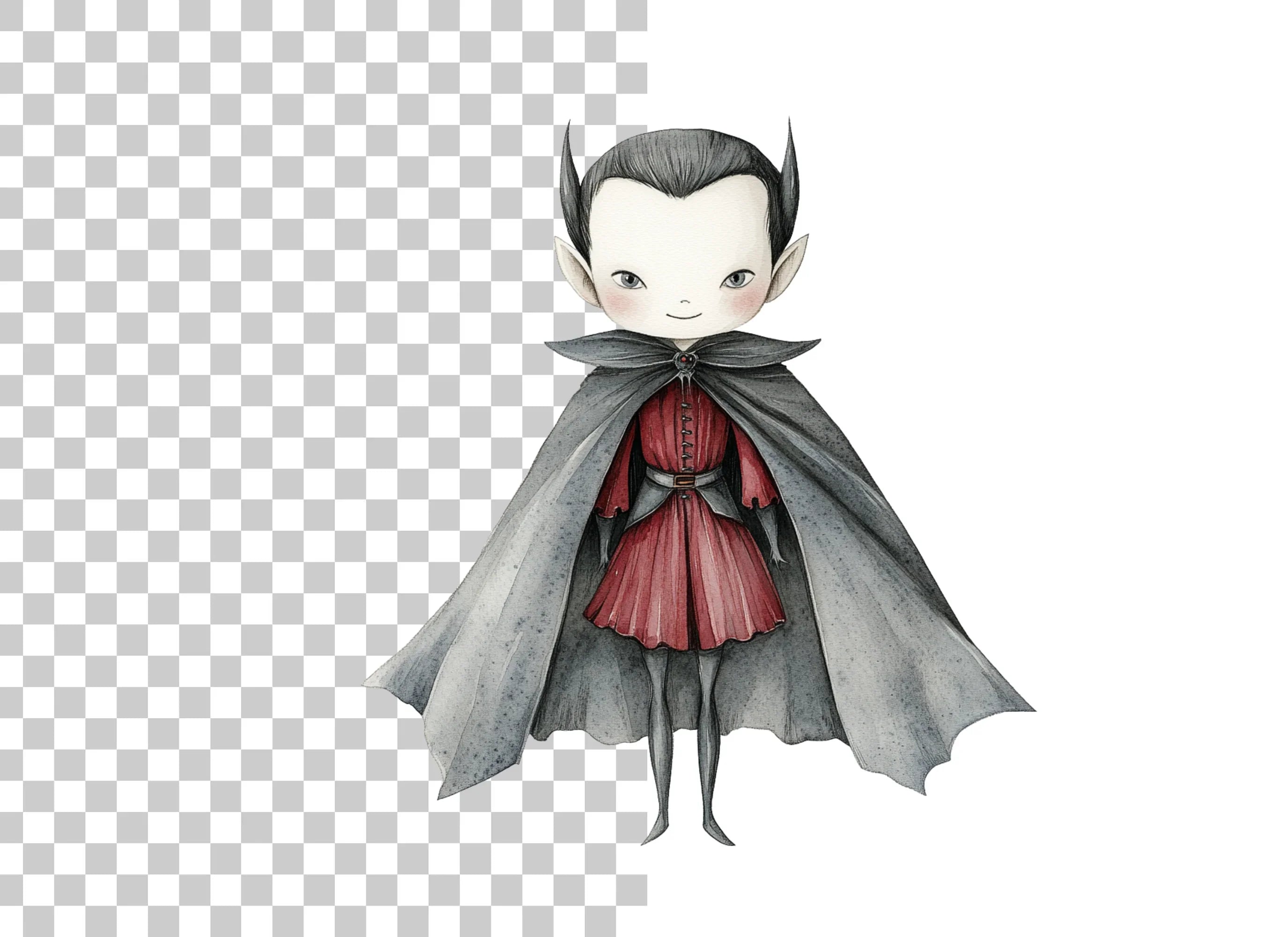 Cute Vampire Clipart Bundle