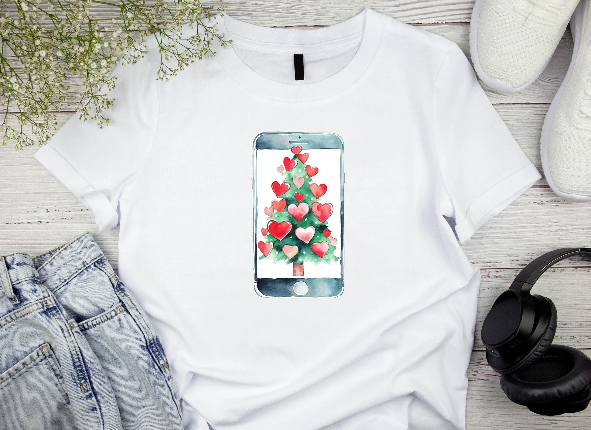 Phone and Tree Clipart Bundle - CraftNest - Digital Crafting and Art