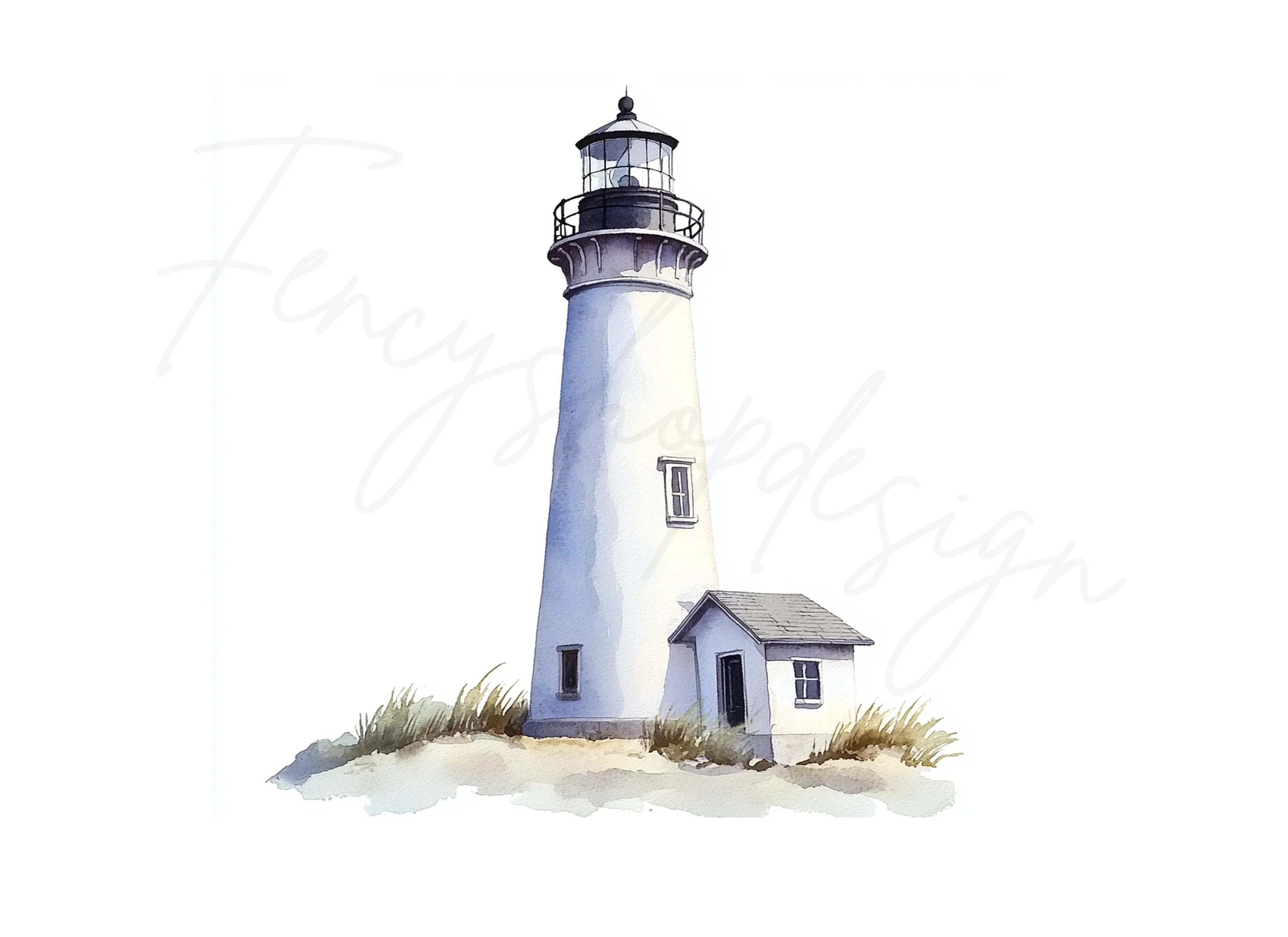 Lighthouse Coastal Clipart Bundle