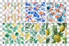 Summer Pattern Clipart Bundle - CraftNest - Digital Crafting and Art