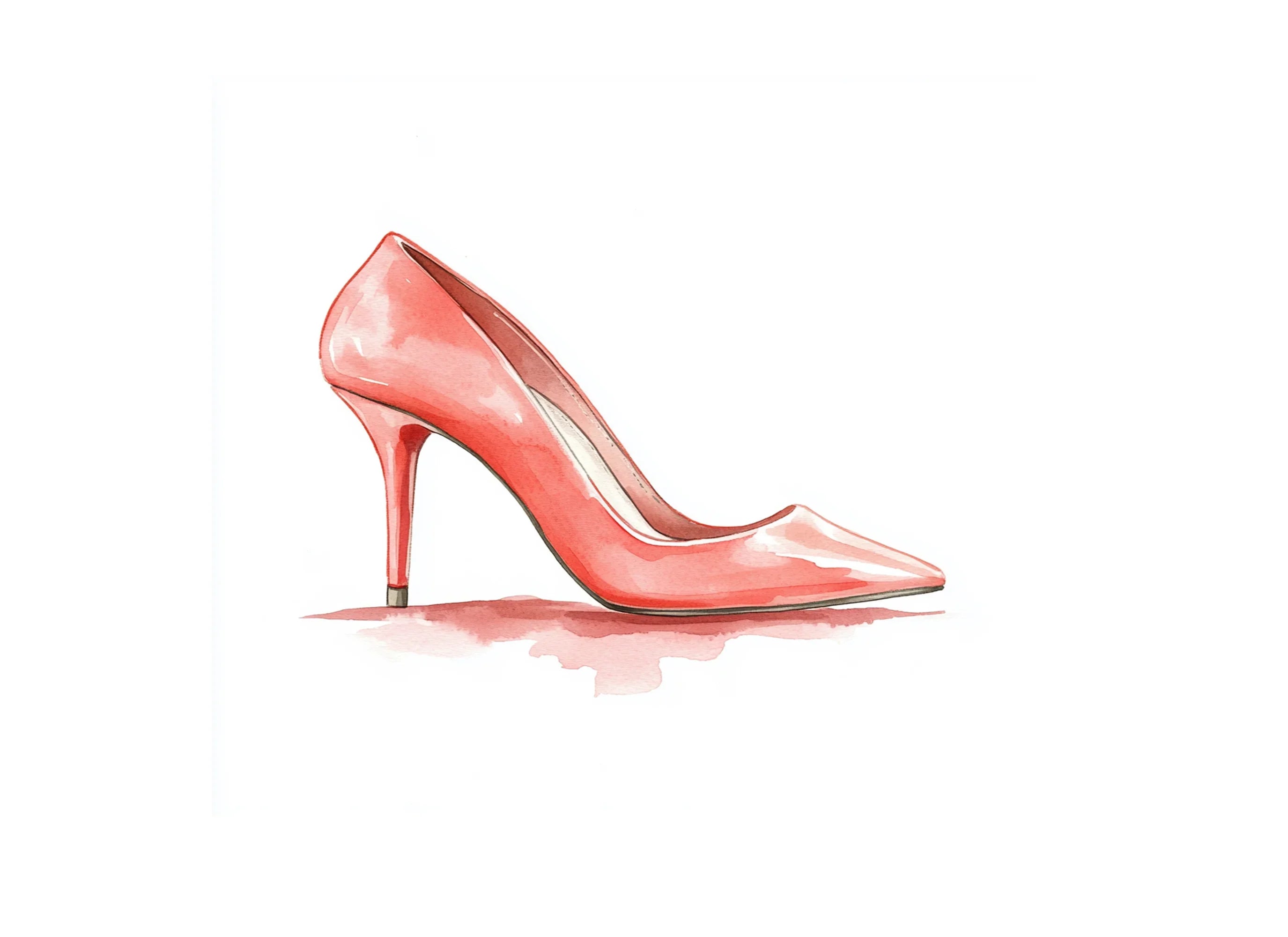 Elegant Pink High Heels Clipart Bundle