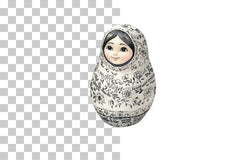 Black and White Matryoshka Doll Clipart Bundle - CraftNest - Digital Crafting and Art