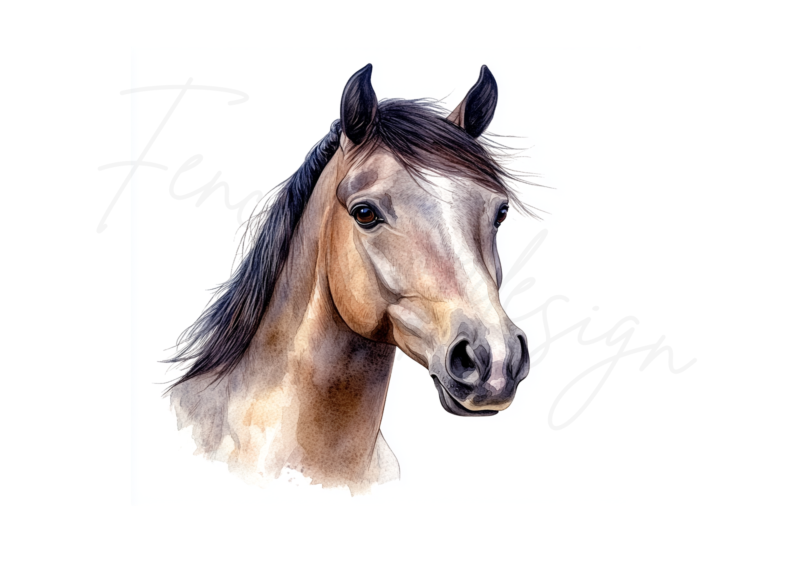 Beautiful Horse Head Clipart Bundle