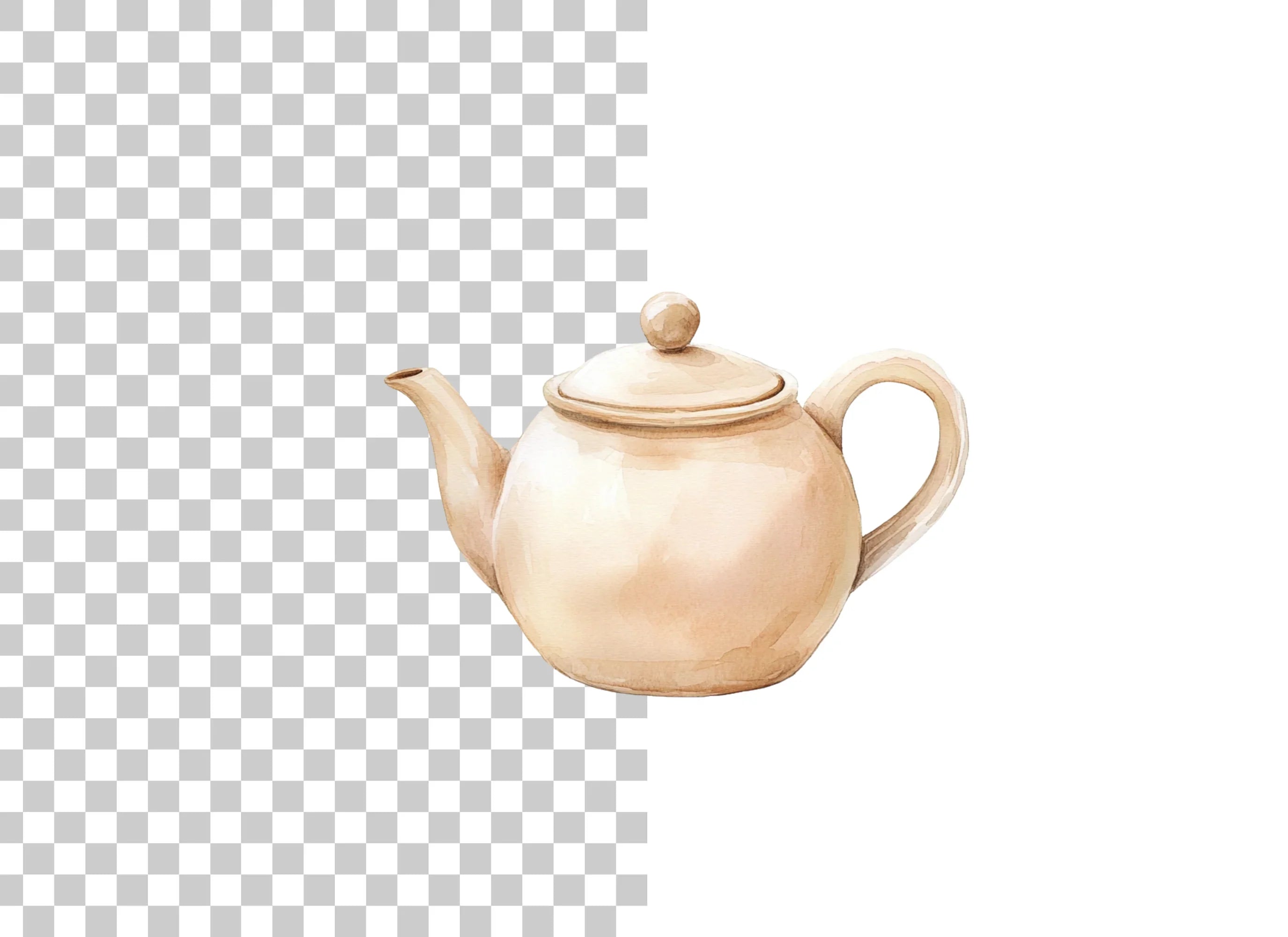 Single Teapot Clipart Bundle
