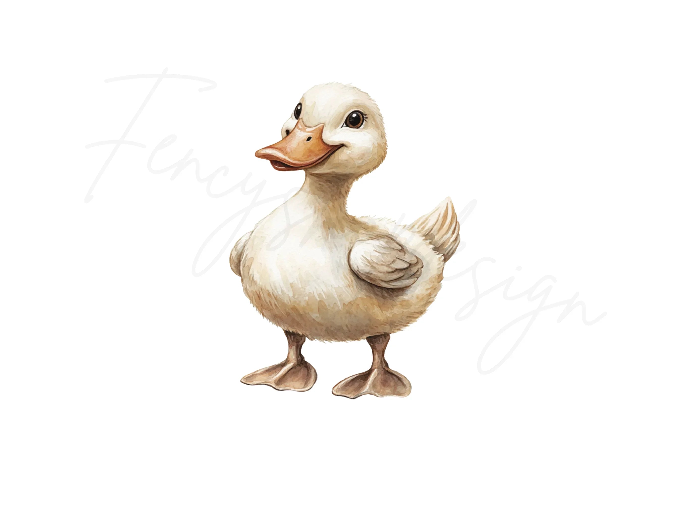 Cute Baby Duckling Clipart Bundle