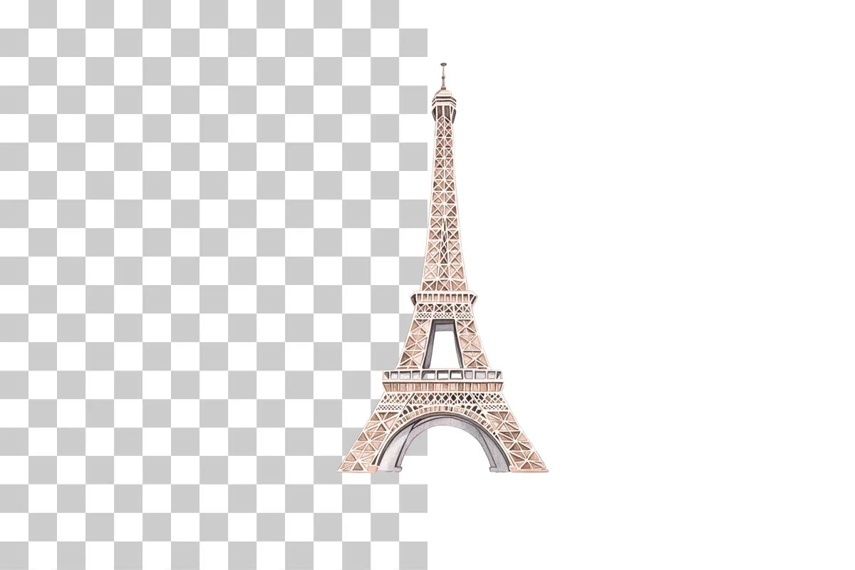 Eiffel Tower Pink Sky Clipart Bundle - CraftNest - Digital Crafting and Art