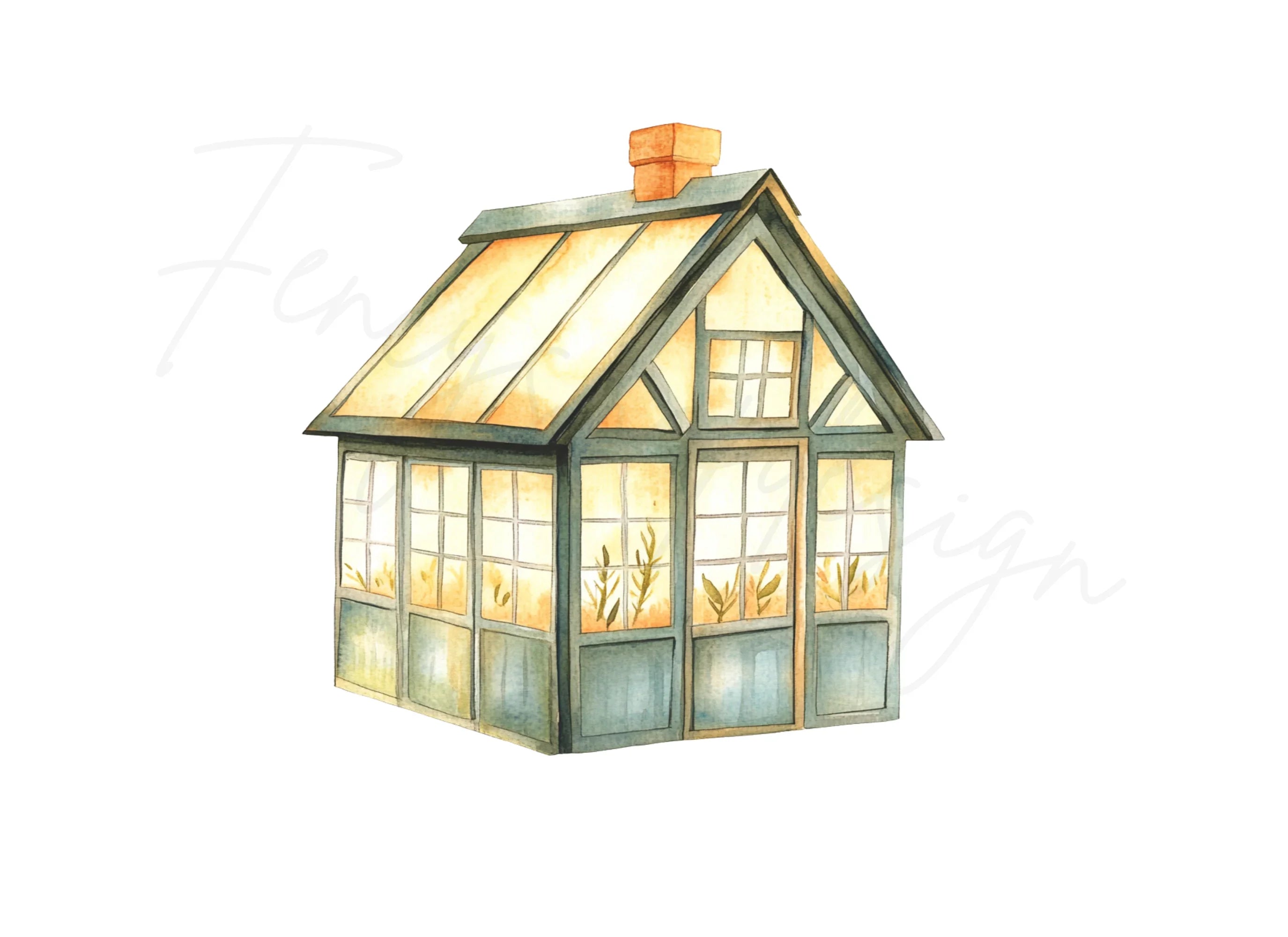 Greenhouse Clipart Bundle