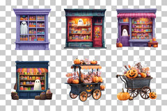 Halloween Candy Store Clipart Bundle - CraftNest - Digital Crafting and Art