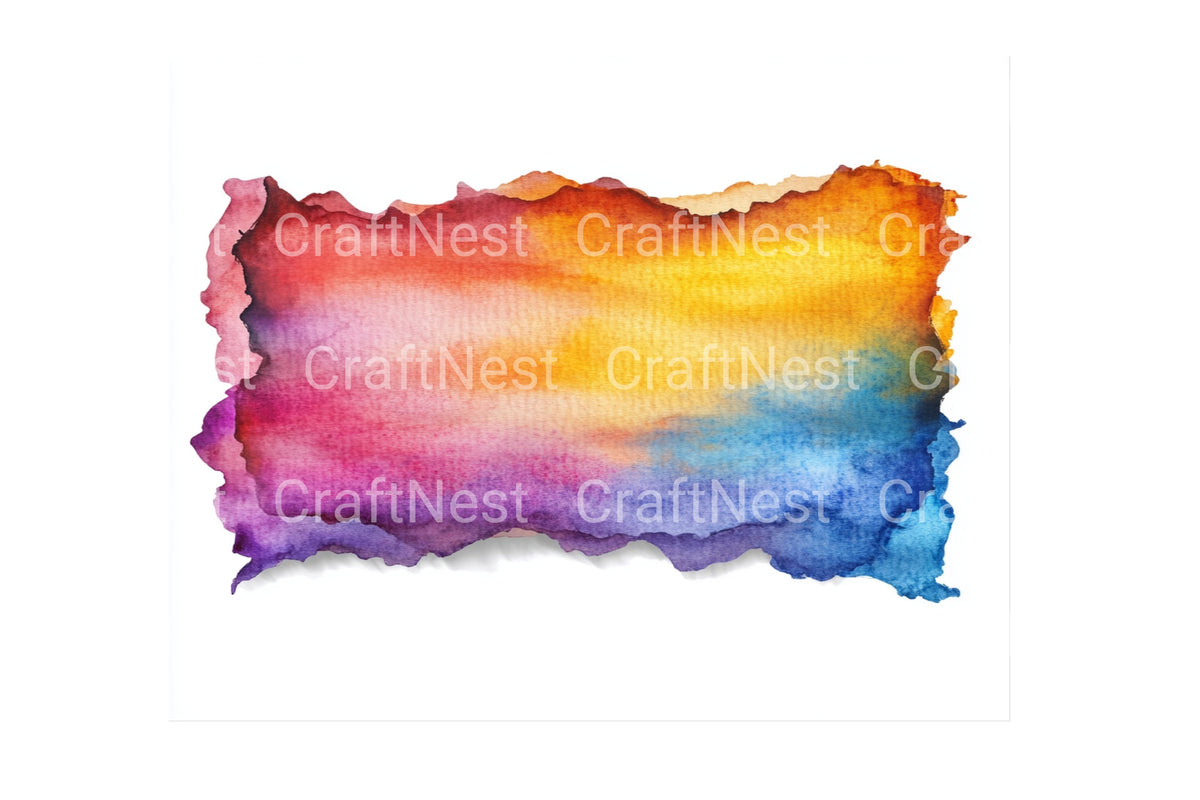 Rainbow Swatches Graphics Clipart Bundle