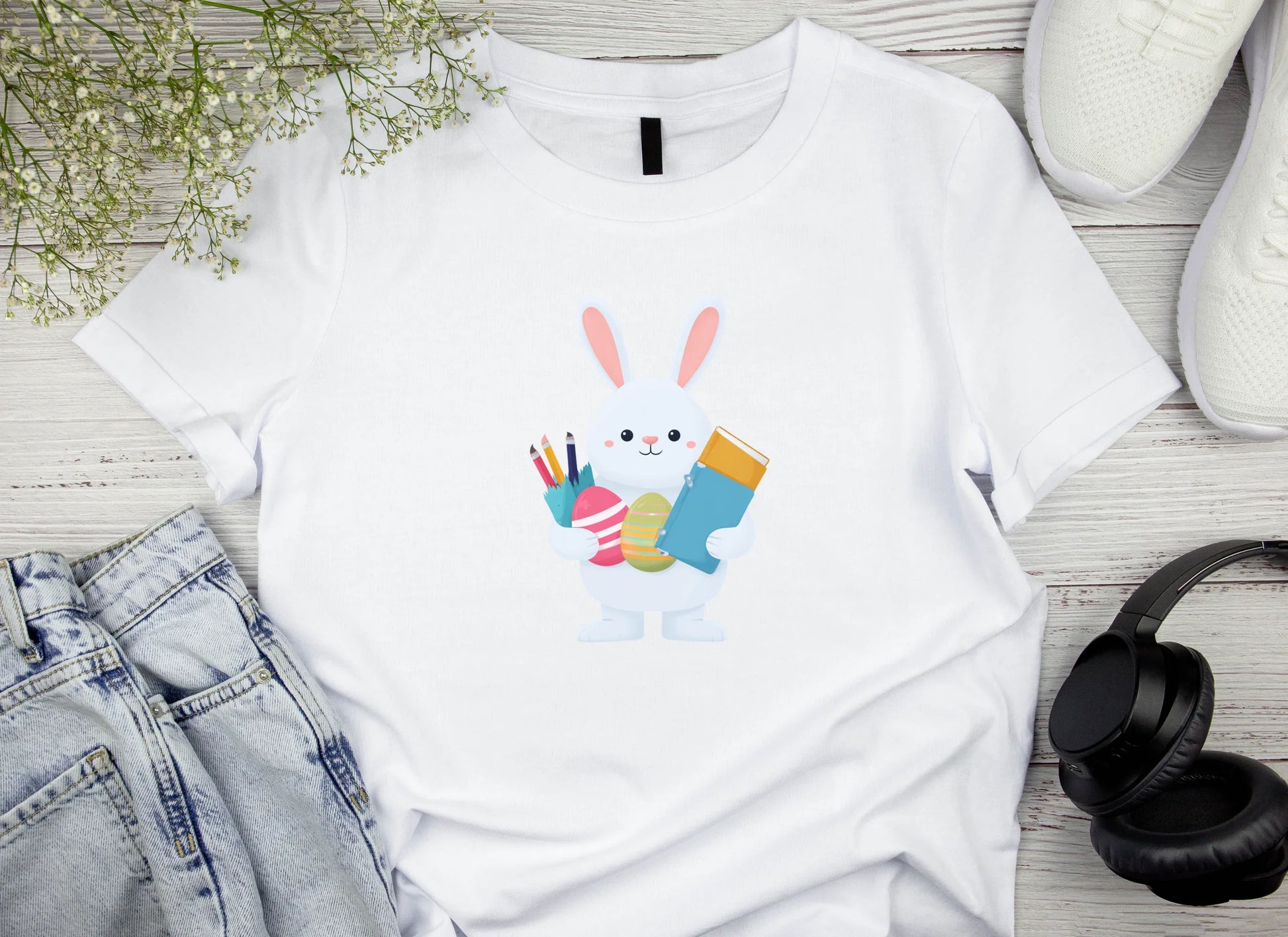 Bunny School Elements Clipart Bundle - CraftNest - Digital Crafting and Art