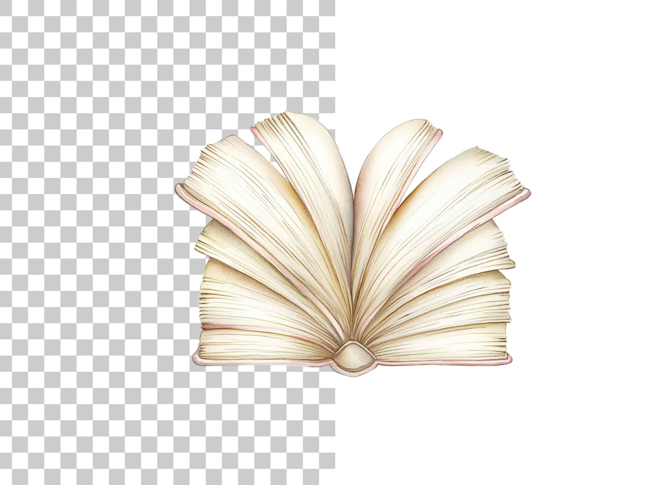Open Book Clipart Bundle
