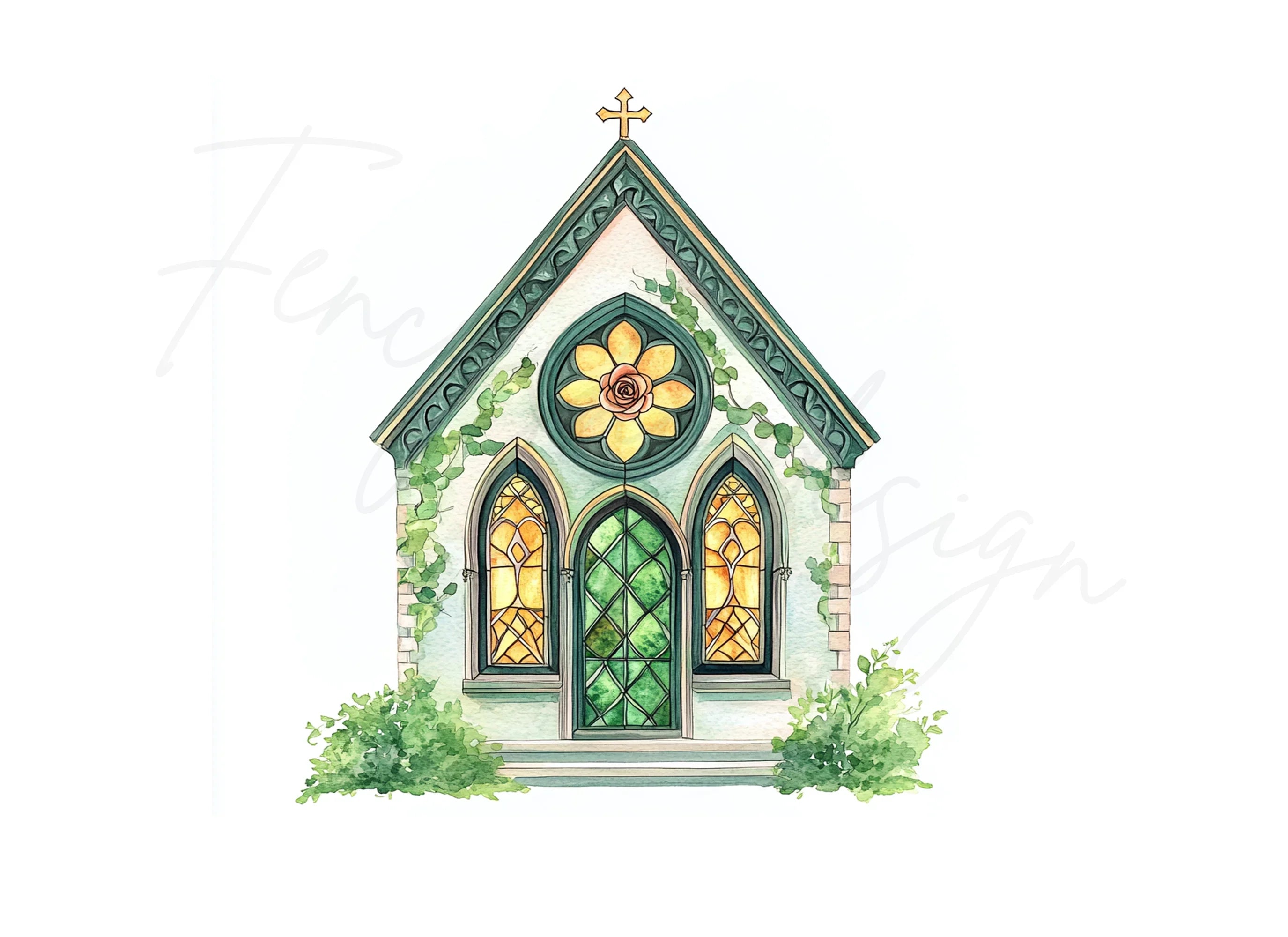 Chapel Clipart Bundle